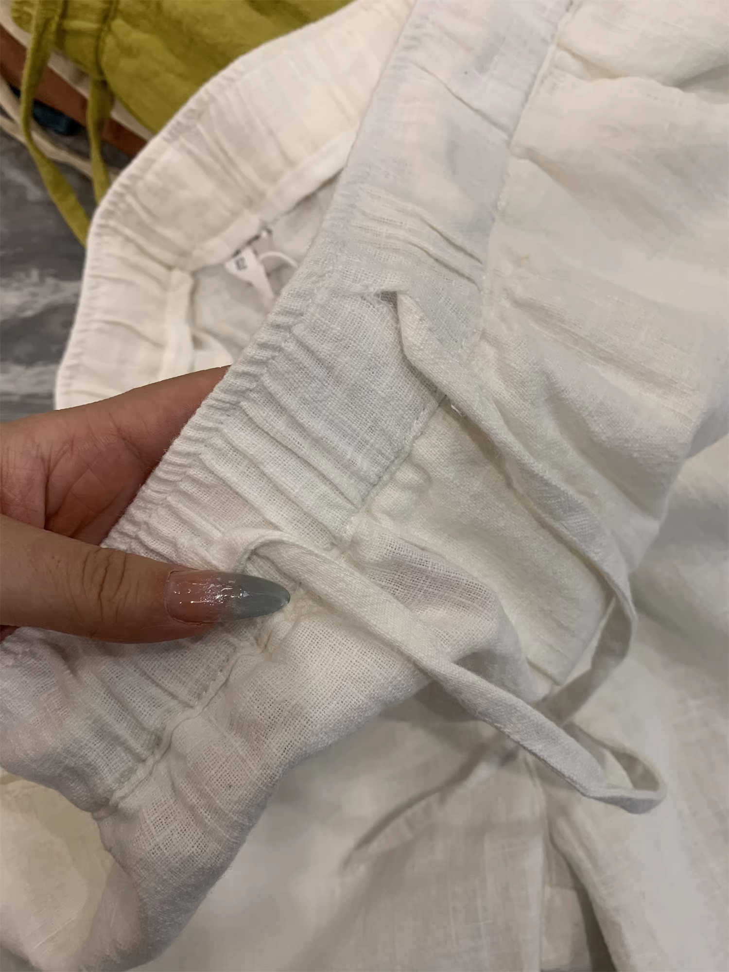 Don Quixote 70% ramie + 30% cotton! Giặt bằng cát siêu bền! Quần short mùa hè đa năng, thoáng mát và dễ chịu.