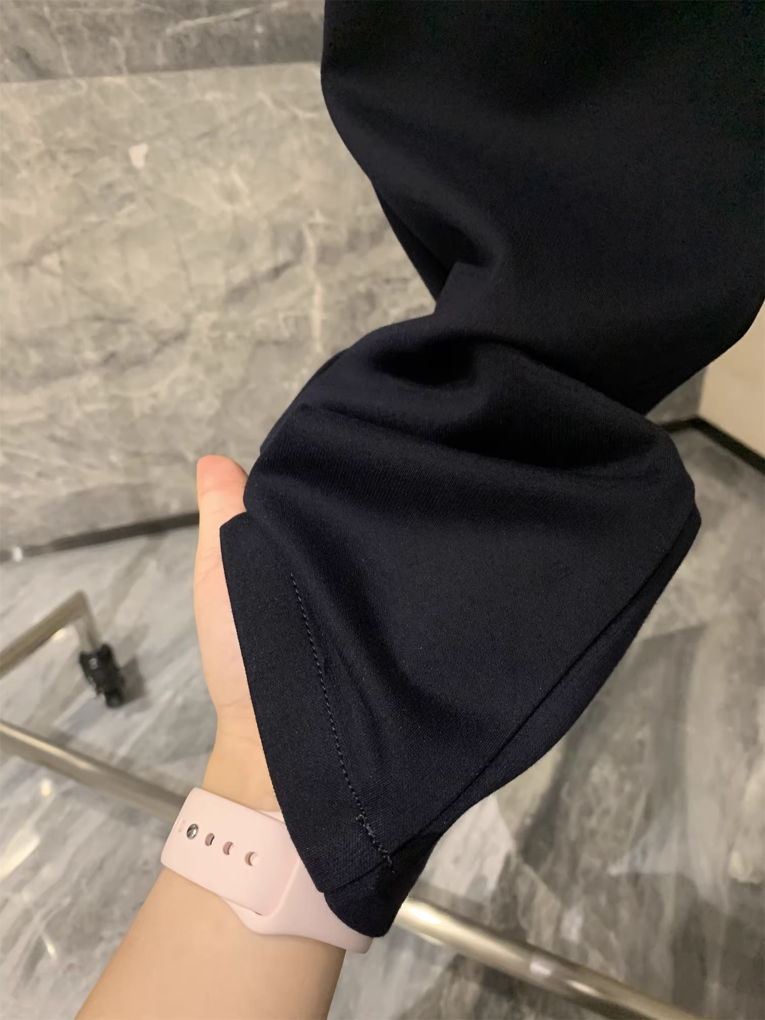 Giảm giá Don Quixote! Mạng lưới G 358! Quần dài thẳng may đo kiểu dáng hiện đại Modal Blend 3D dành cho nam