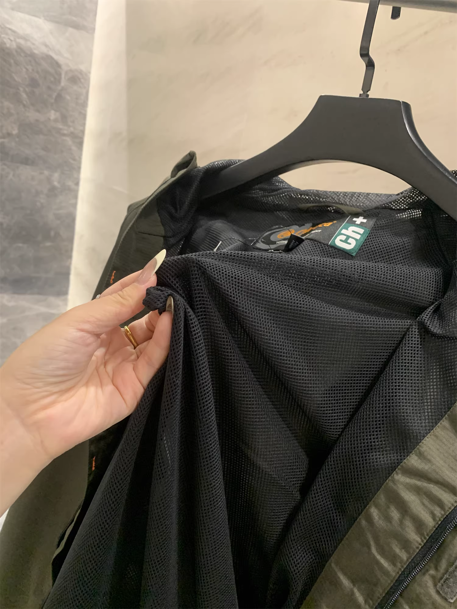 Don Quixote du hành khắp Tây Ban Nha! Chuyuan! Áo khoác nam có lớp lót lưới thoáng khí cho mùa xuân và mùa thu.