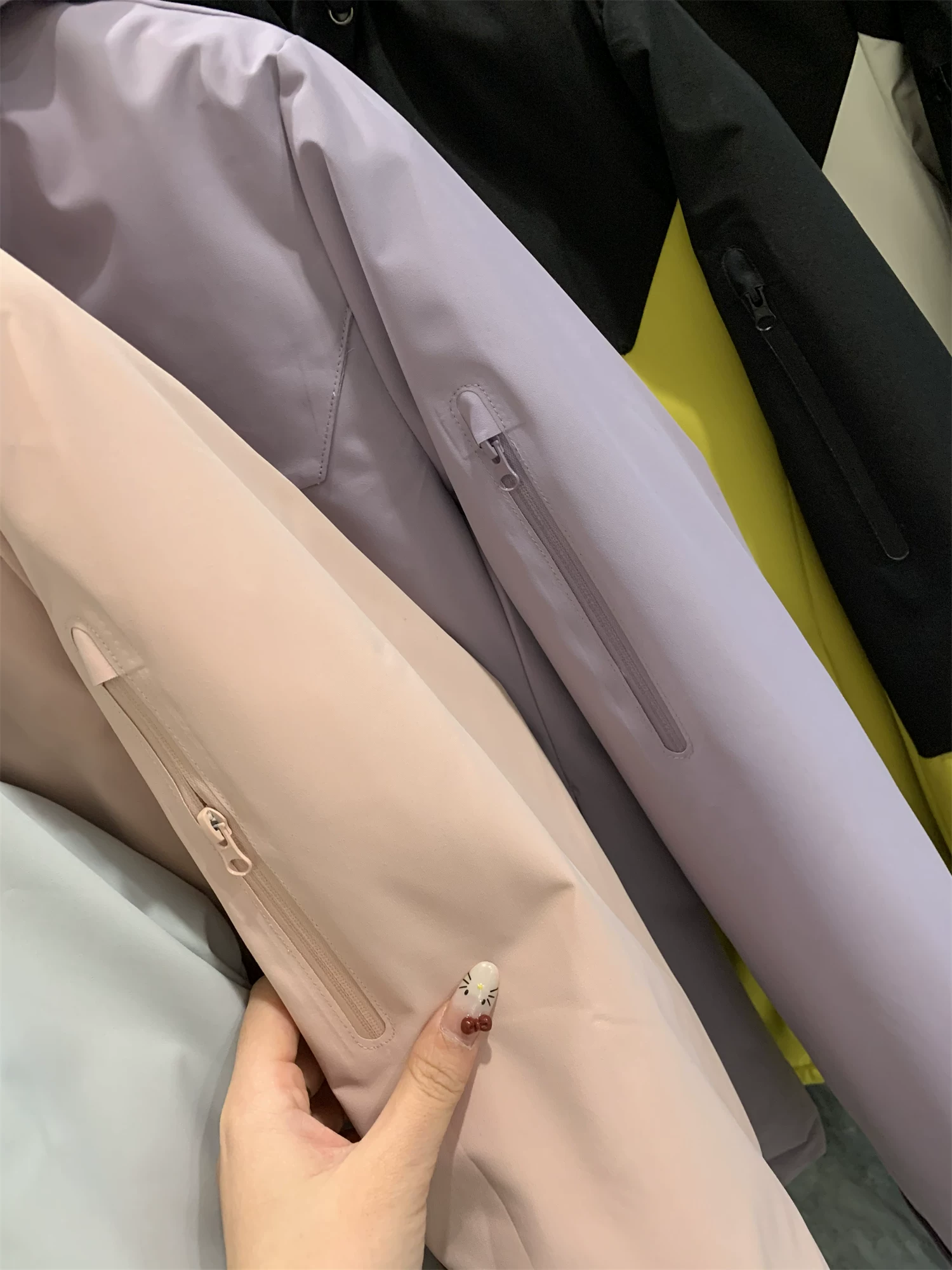 Don Quixote Honeycomb Heat Storage! Áo khoác giữ nhiệt chống gió ngoài trời mùa thu đông dành cho cặp đôi Áo khoác ấm có đệm chống gió hợp thời trang