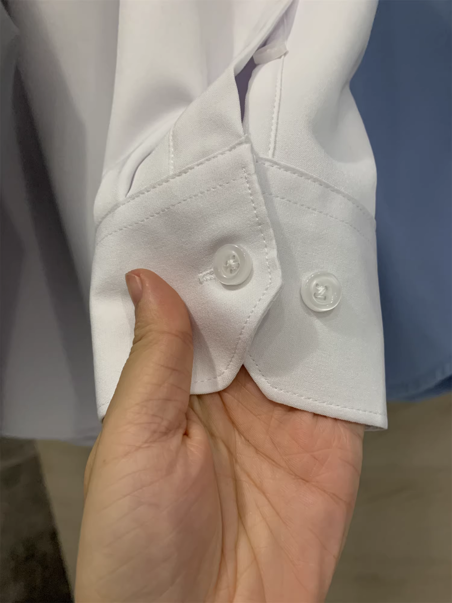 Don Quixote, chất lượng hàng đầu! Lót lông cừu và dày dặn! Áo sơ mi nam tay dài cổ trụ màu trơn đa năng, ấm áp mùa thu đông.