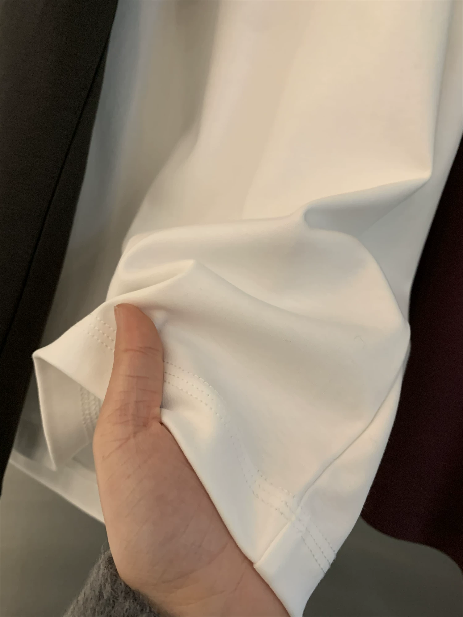 Đơn hàng Don Quixote HK! Áo thun ngắn tay cổ tròn màu trơn thoáng khí thân thiện với da của cặp đôi mùa hè