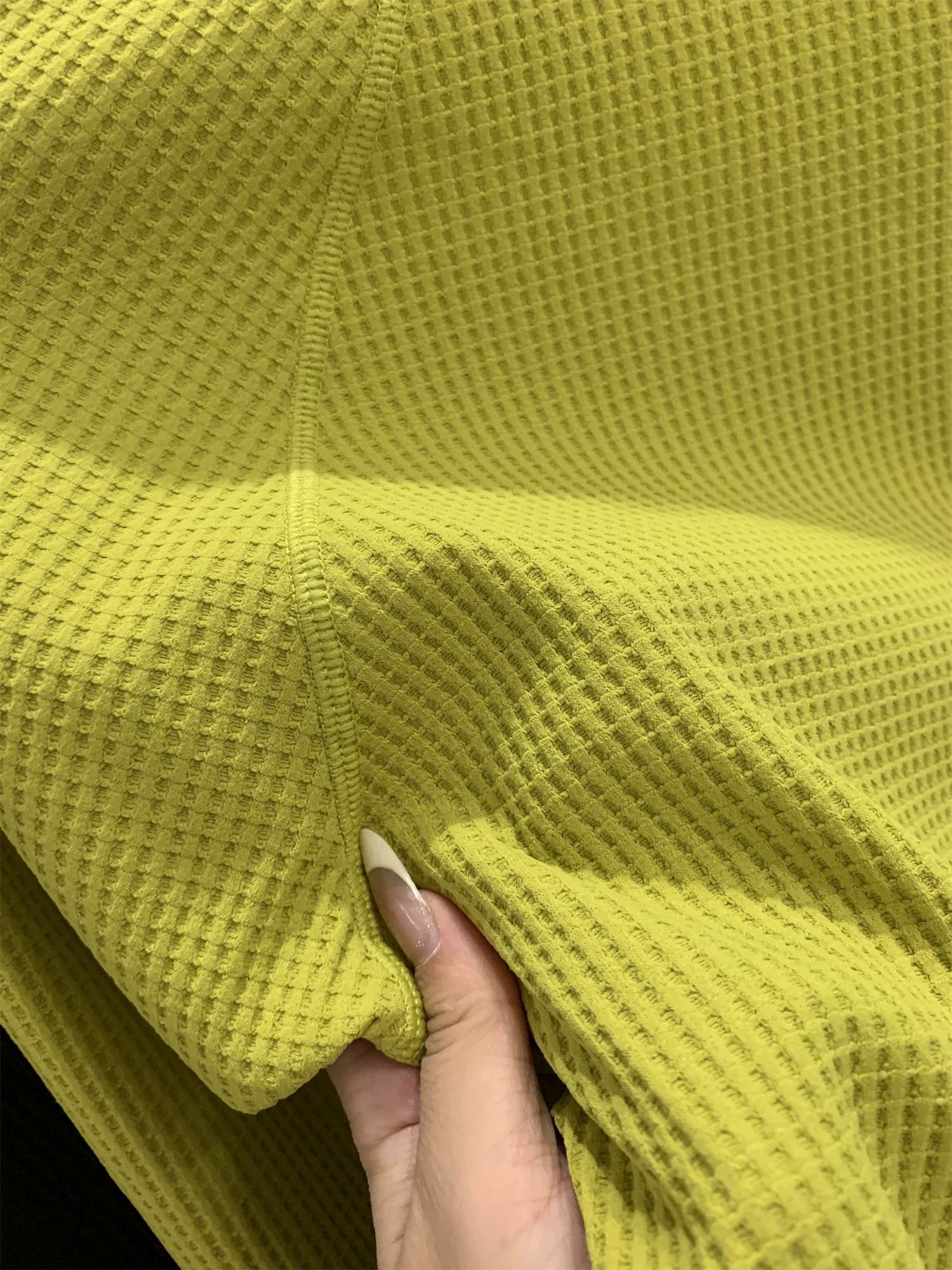 Don Quixote, bậc thầy của sự sành điệu! Chất liệu vải waffle mềm mại và thoải mái! Áo len dài tay kiểu raglan, chất liệu thô mộc, phong cách dã ngoại.