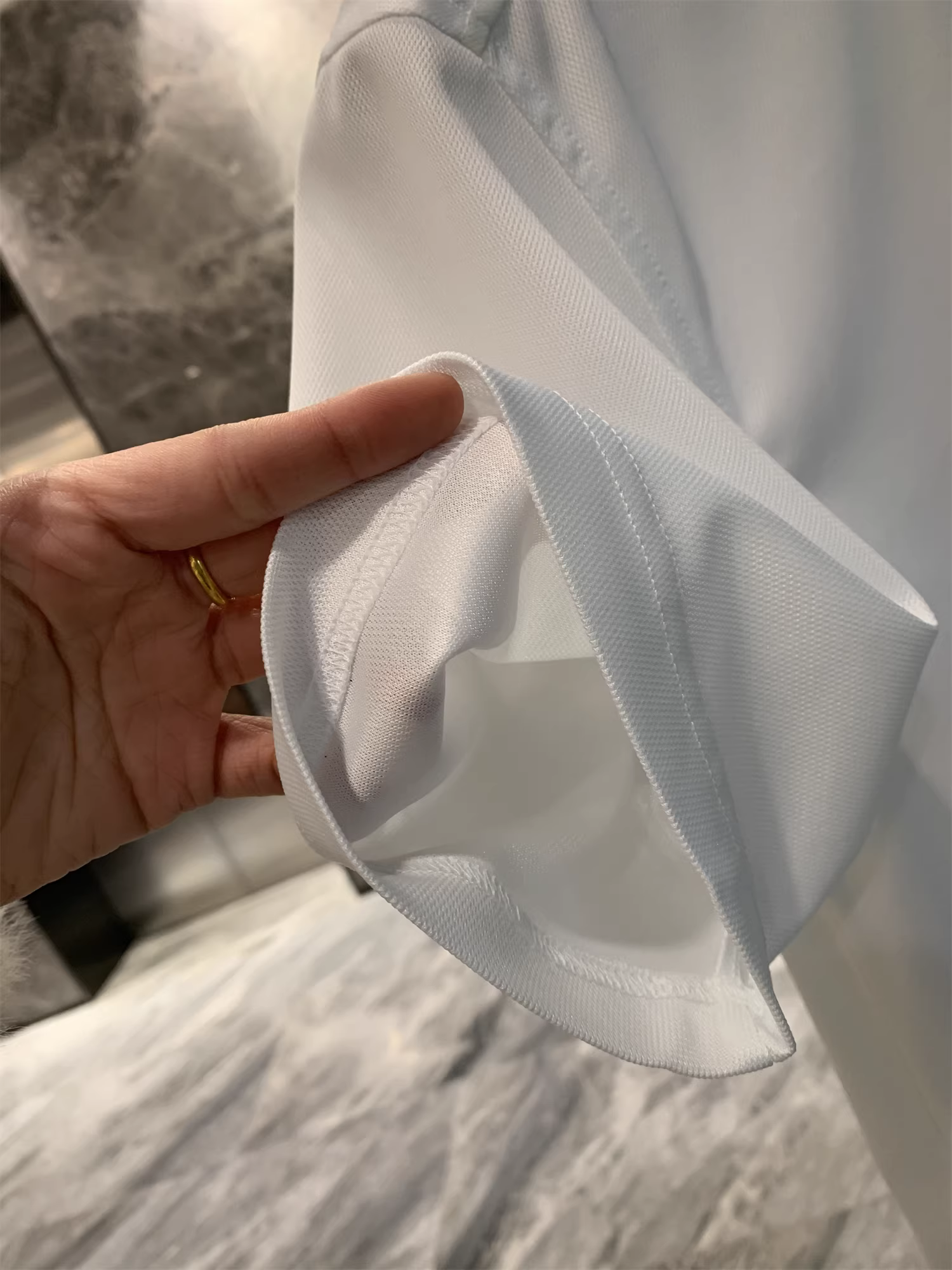 Don Quixote, hãy đi theo phong cách Mỹ! Áo polo nam mùa hè liền mạch, nhanh khô, thấm hút mồ hôi, thoáng khí, co giãn cao.