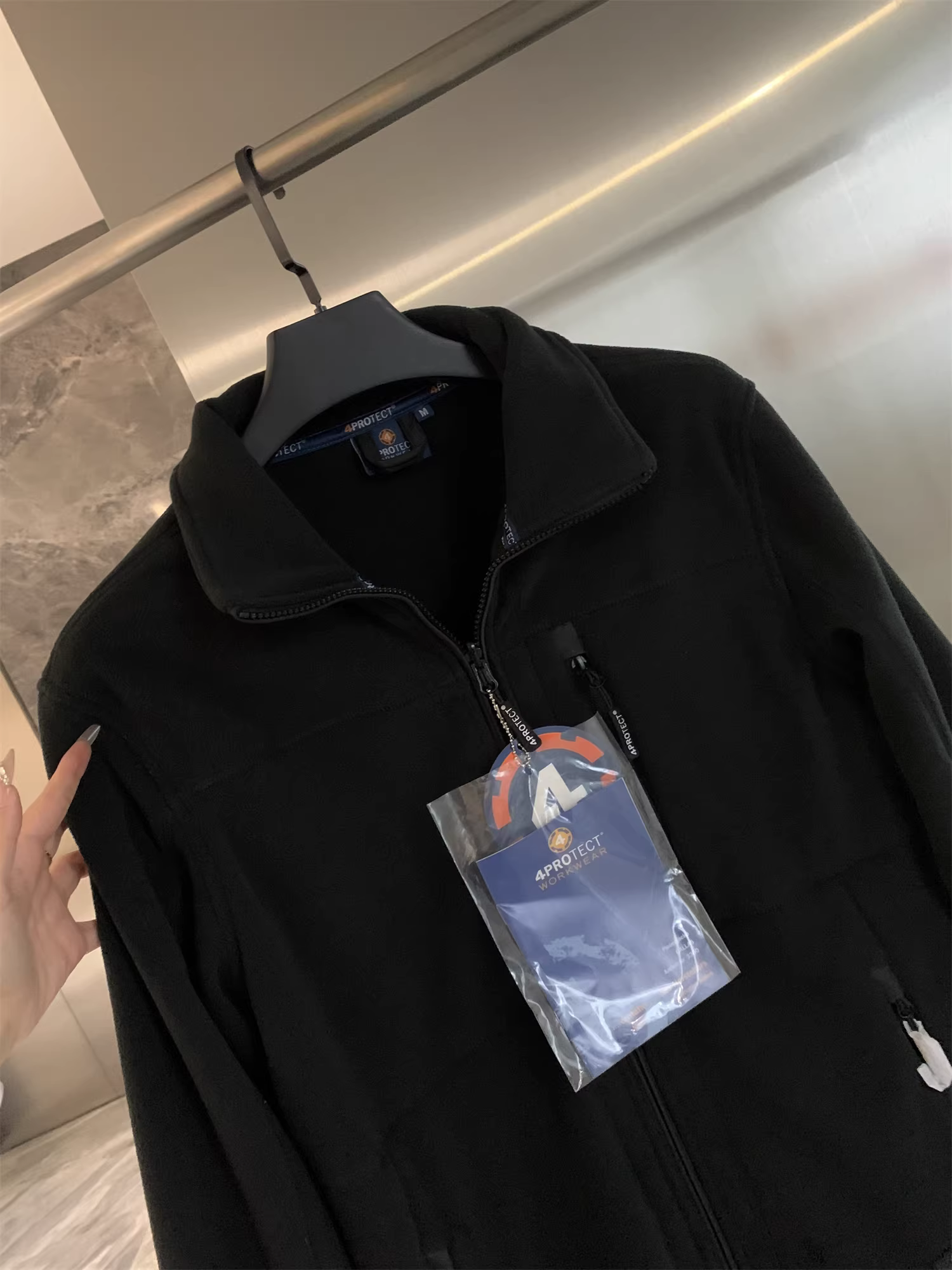 Don Quixote Lông cừu cực mềm mại và thoải mái! Áo khoác cổ đứng thông thường thoáng khí ấm áp cho nam mùa thu đông hợp thời trang