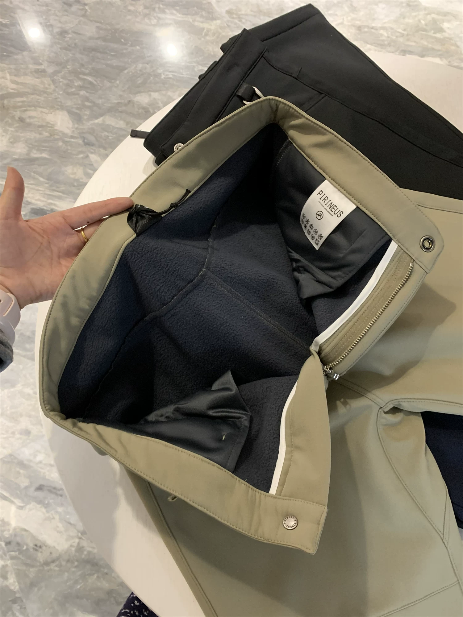 Don Quixote Nordic cao cấp dành cho ngoài trời! Quần dài nam mùa đông may đo 3D, lót lông cừu, dày dặn, kiểu dáng thời trang