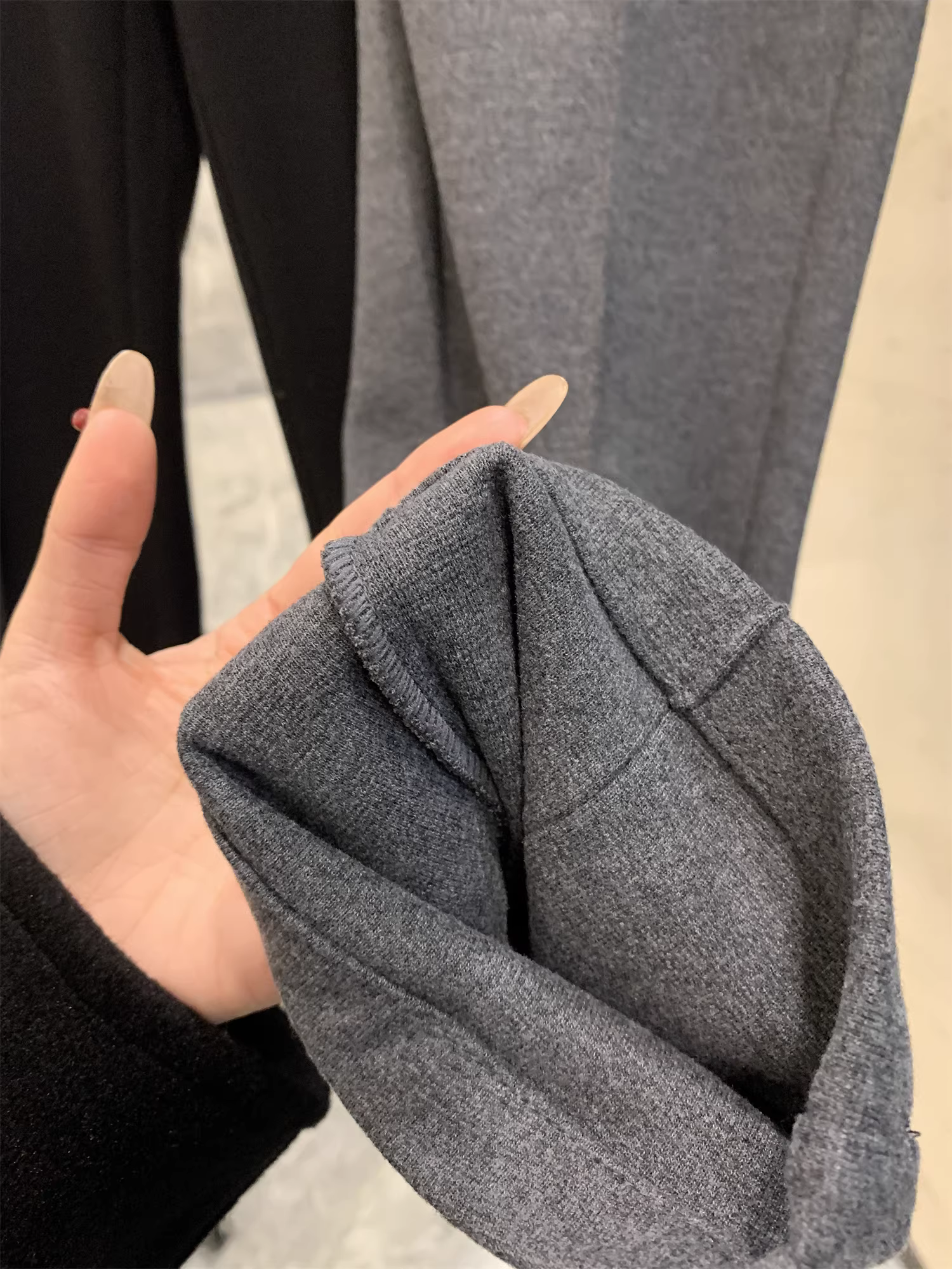 Don Quixote, phong cách tiền cổ điển! Len merino dệt thủ công + lyocell! Quần âu len may ba chiều mùa thu đông.