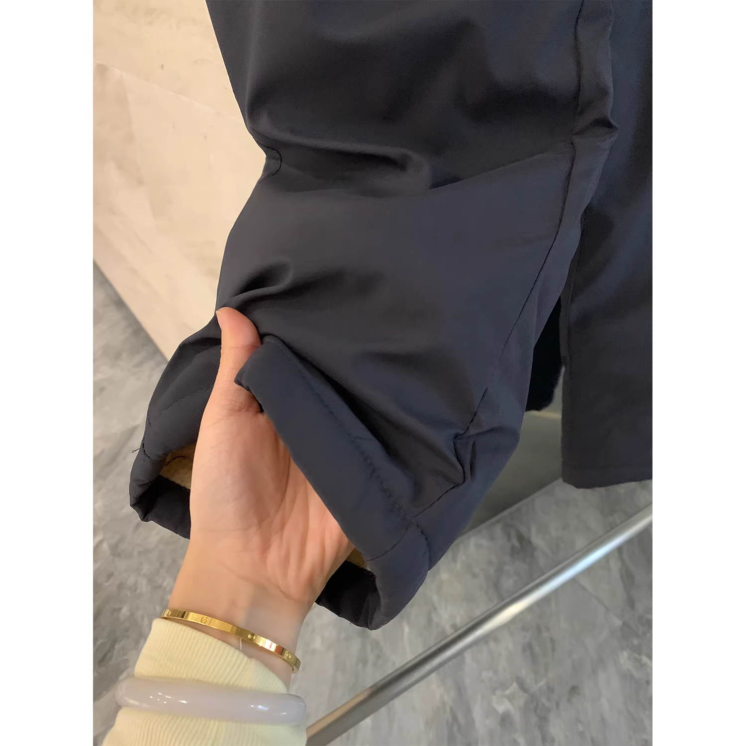 Don Quixote, một chiếc dành cho mùa đông! Có lớp lót lông cừu và dày dặn + công nghệ graphene! Quần thường ngày mùa đông dành cho nam.