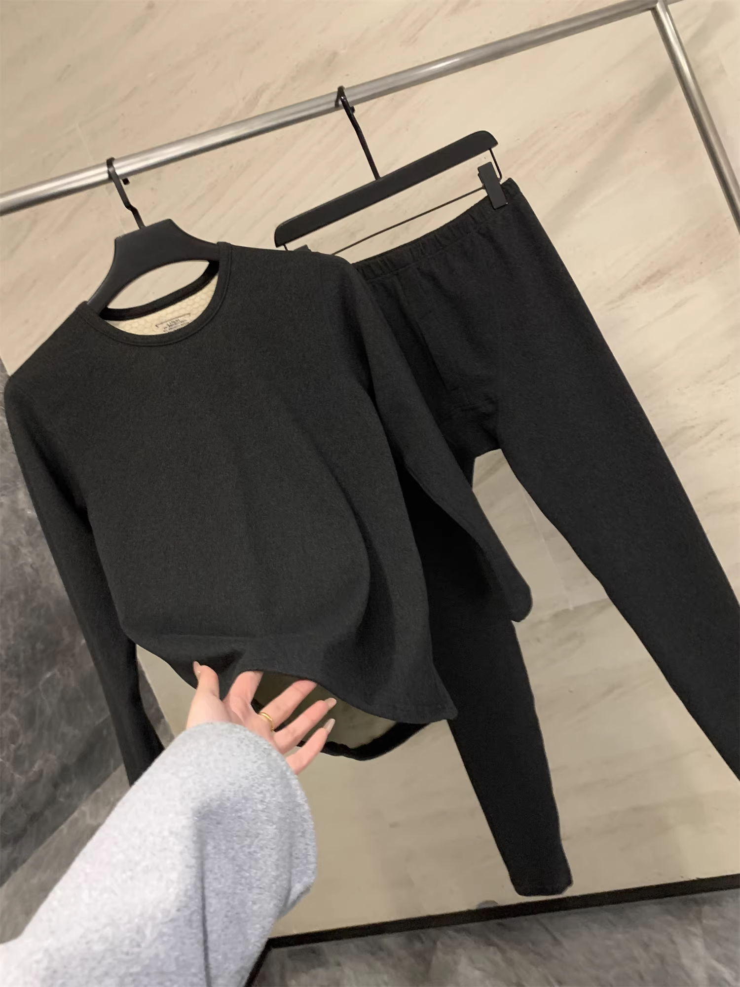 Don Quixote, đồ dùng tuyệt vời! Kết hợp len cừu + tơ tằm! Bộ đồ lót giữ nhiệt tự sưởi ấm công nghệ cao dành cho nam giới.