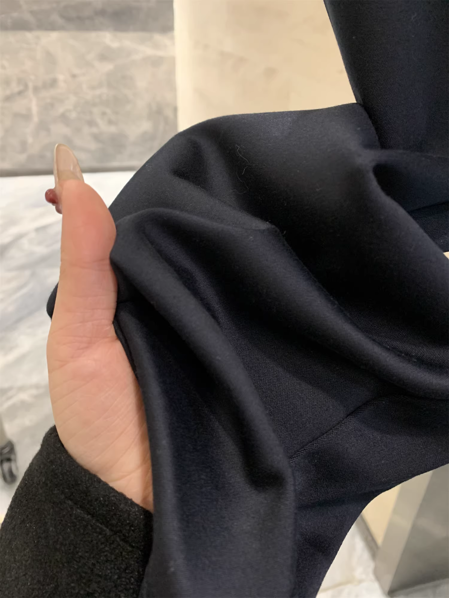 Dòng sản phẩm cao cấp Don Quixote! Chất liệu len cừu cao cấp! Quần âu lịch sự mùa thu đông dành cho nam.