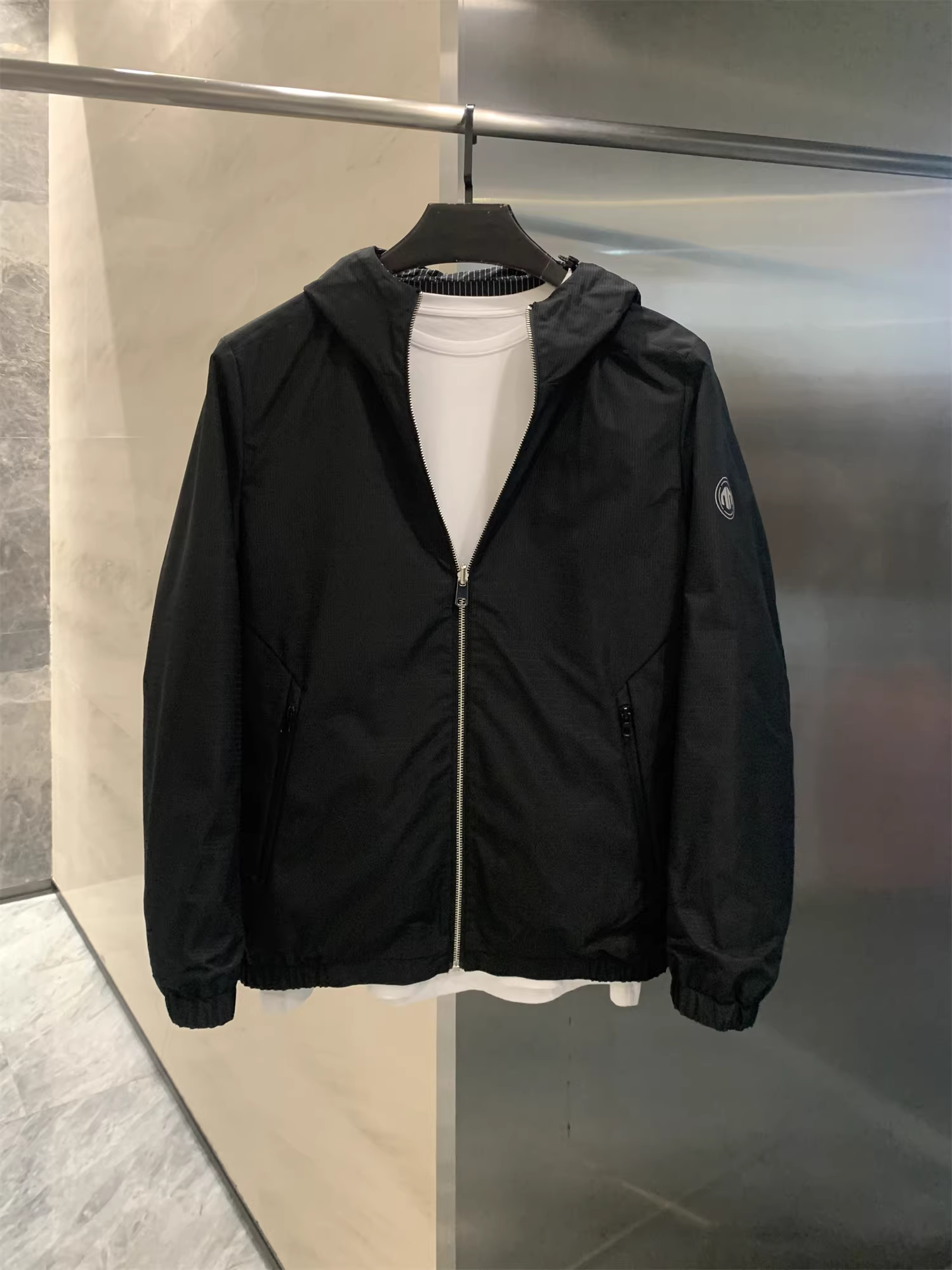 Ưu đãi dành cho gia đình Don Quixote H! Dòng sản phẩm có thể đảo ngược cổ điển! Áo khoác có mũ trùm đầu thông thường dành cho nam mùa xuân và mùa thu hợp thời trang