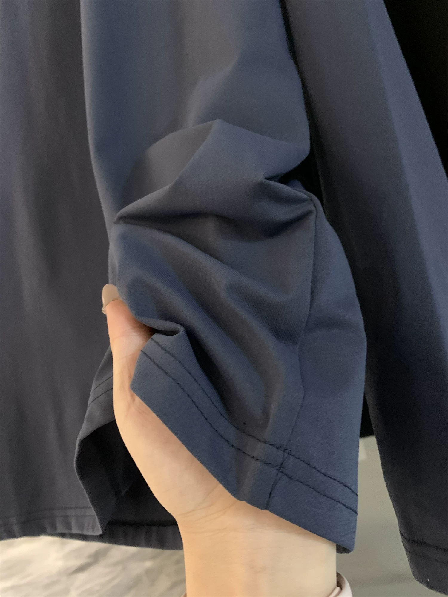 Don Quixote Nordic Nautical Series! Áo thun dài tay cổ tròn thông thường, nhẹ, mềm, nhanh khô, có độ đàn hồi cao dành cho nam giới.