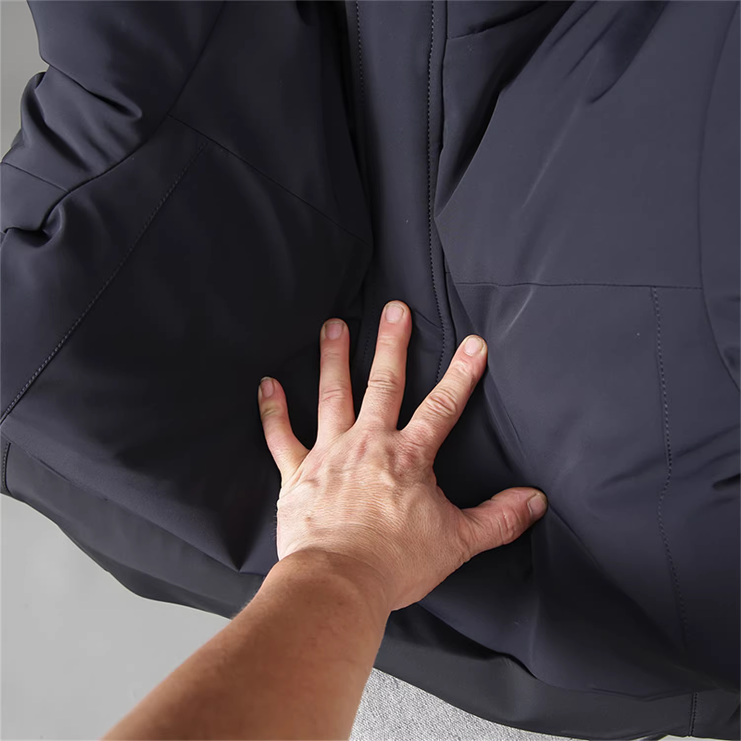 Áo khoác phao nam Don Quixote cao cấp 3 trong 1! Có lớp lót bên trong có thể tháo rời! Áo khoác phao có mũ dành cho mùa đông.