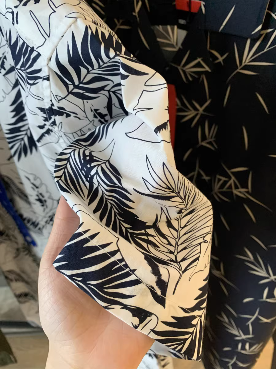 Don Quixote là thương hiệu hàng đầu của Bắc Mỹ! Áo sơ mi ngắn tay kiểu dáng giản dị, thoáng mát và thoáng khí dành cho nam giới mùa hè