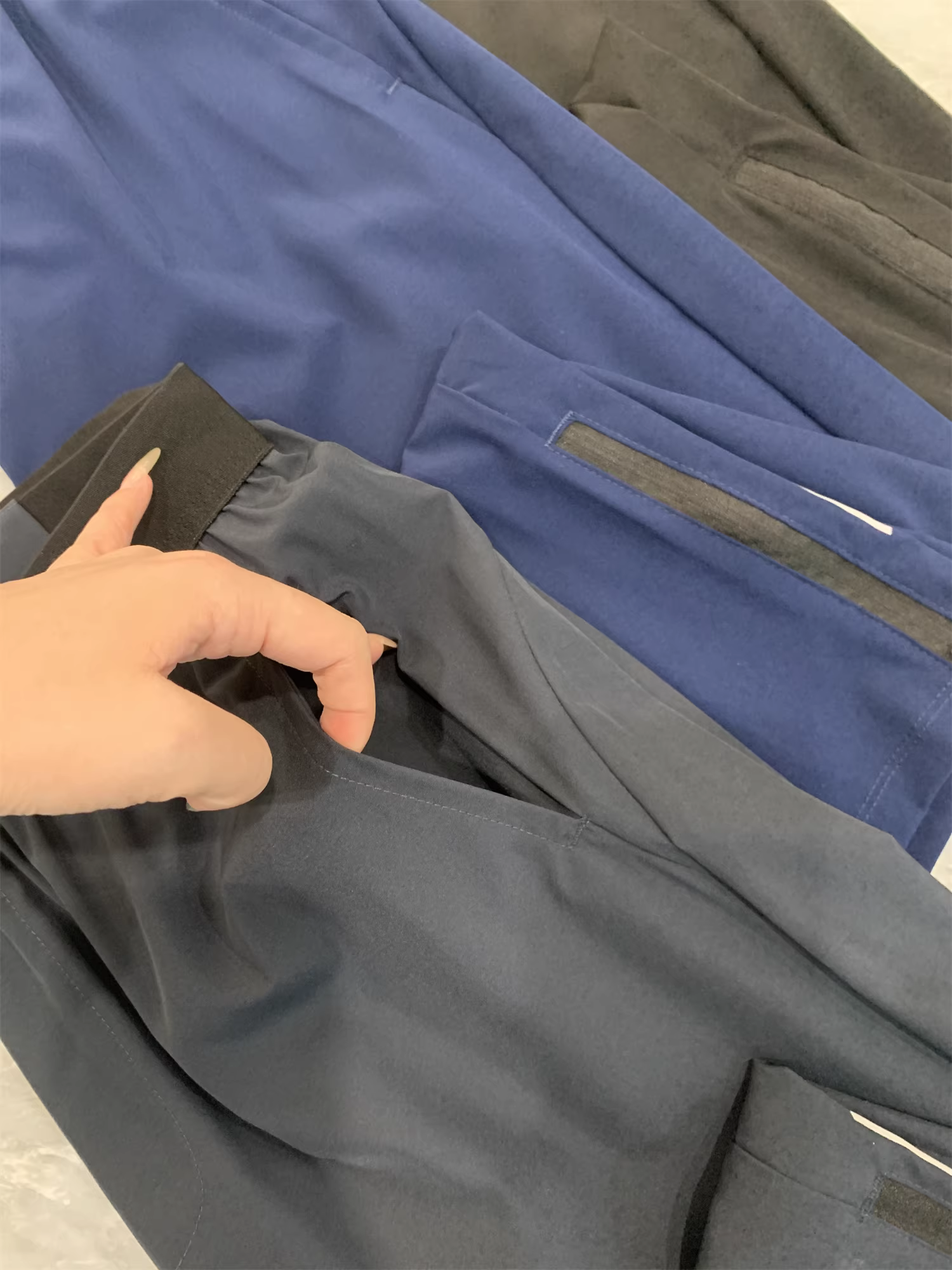 Chuỗi bài tập chạy bộ Don Quixote! Huấn luyện toàn diện chuyên nghiệp ngoài trời! Quần thể thao eo co giãn thoáng khí, chất liệu thun co giãn