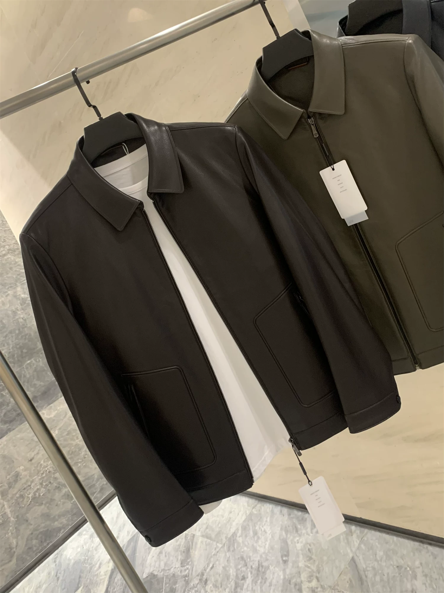 Don Quixote, chất lượng hàng ngàn nhân dân tệ! Kết cấu mềm mại và dẻo dai! Áo khoác da nam đã qua xử lý, thích hợp cho mùa xuân và mùa thu, kiểu dáng thời thượng.