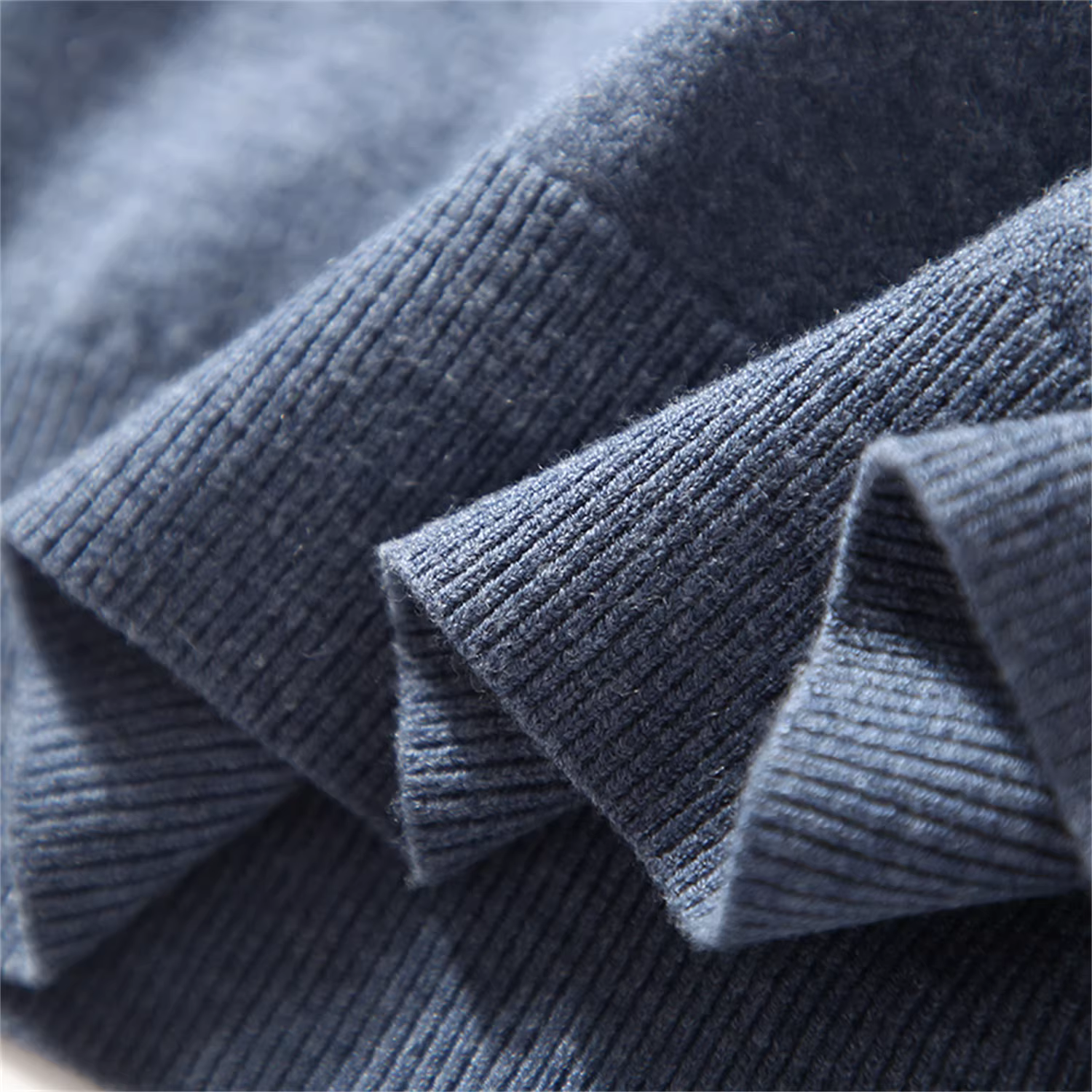 Áo len pha len Don Quixote! Áo len nam phối lông cừu giả hai lớp cổ áo sơ mi mùa thu đông thời trang