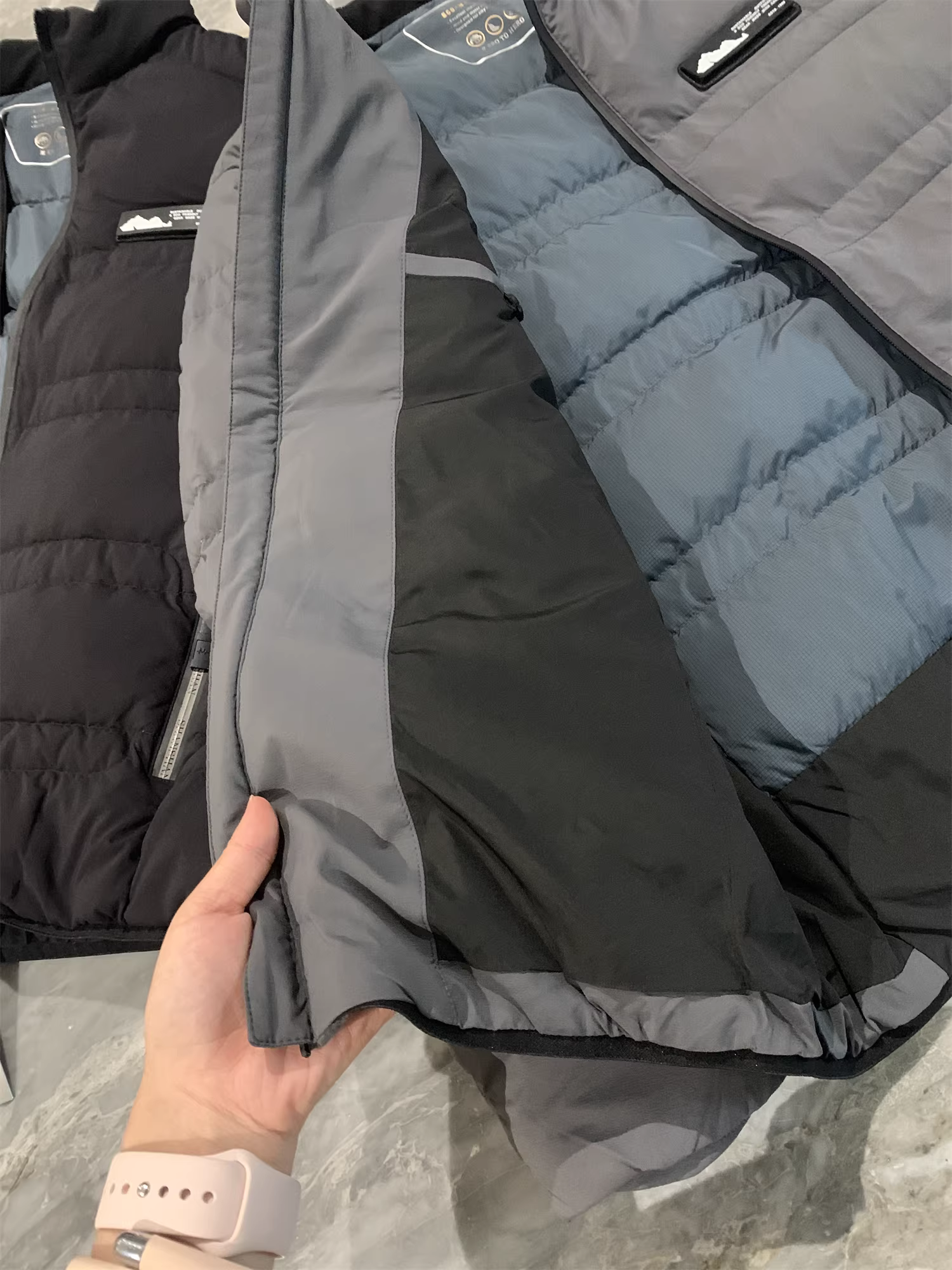 Giảm giá mạnh Don Quixote! Giảm giá 80%! Áo khoác phao nam cổ đứng, nhẹ, ấm, chống thấm mùa đông