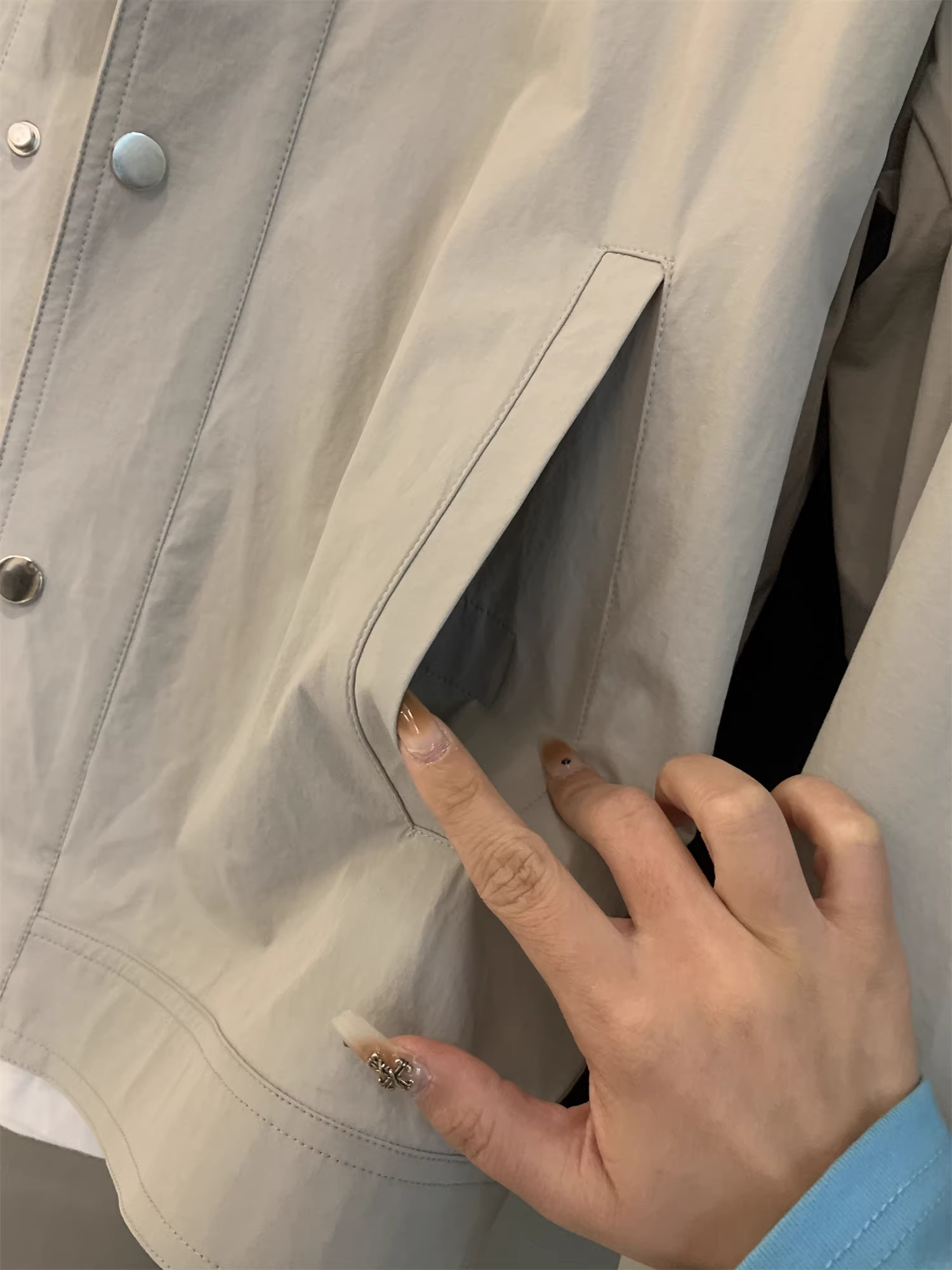 Don Quixote Phong cách doanh nhân nhẹ nhàng! Áo khoác có ve áo thông thường, nhẹ, co giãn, thoáng khí và mỏng dành cho nam giới.