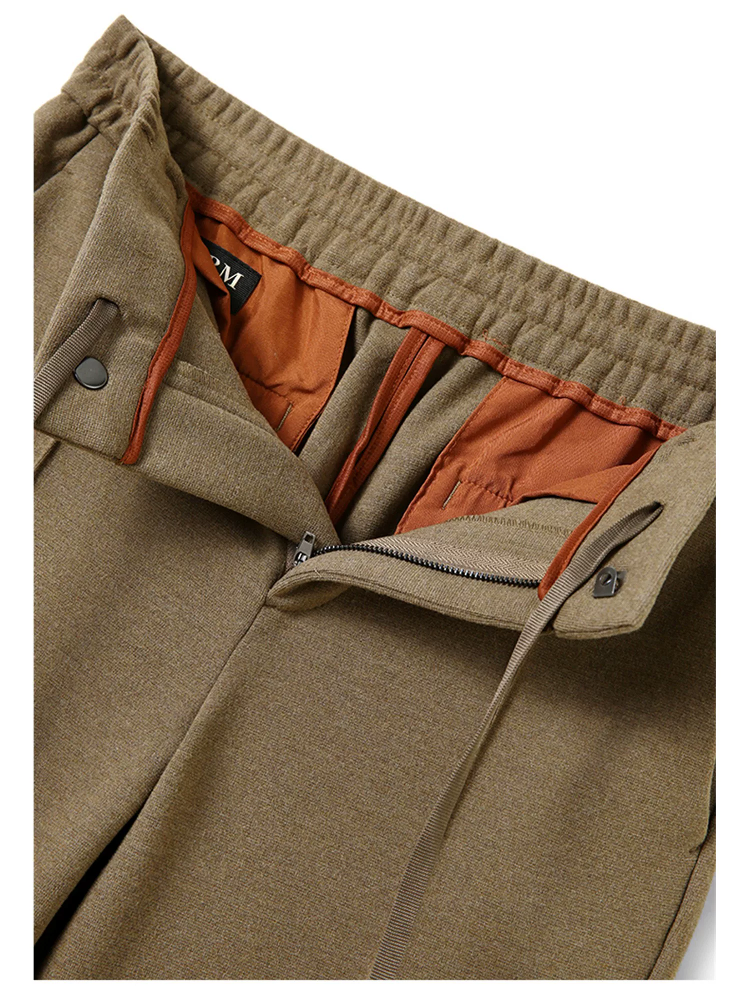 Phong cách tiền cổ Don Quixote! Len merino dệt thủ công + lyocell! Xu hướng quần âu len may ba chiều mùa thu đông.