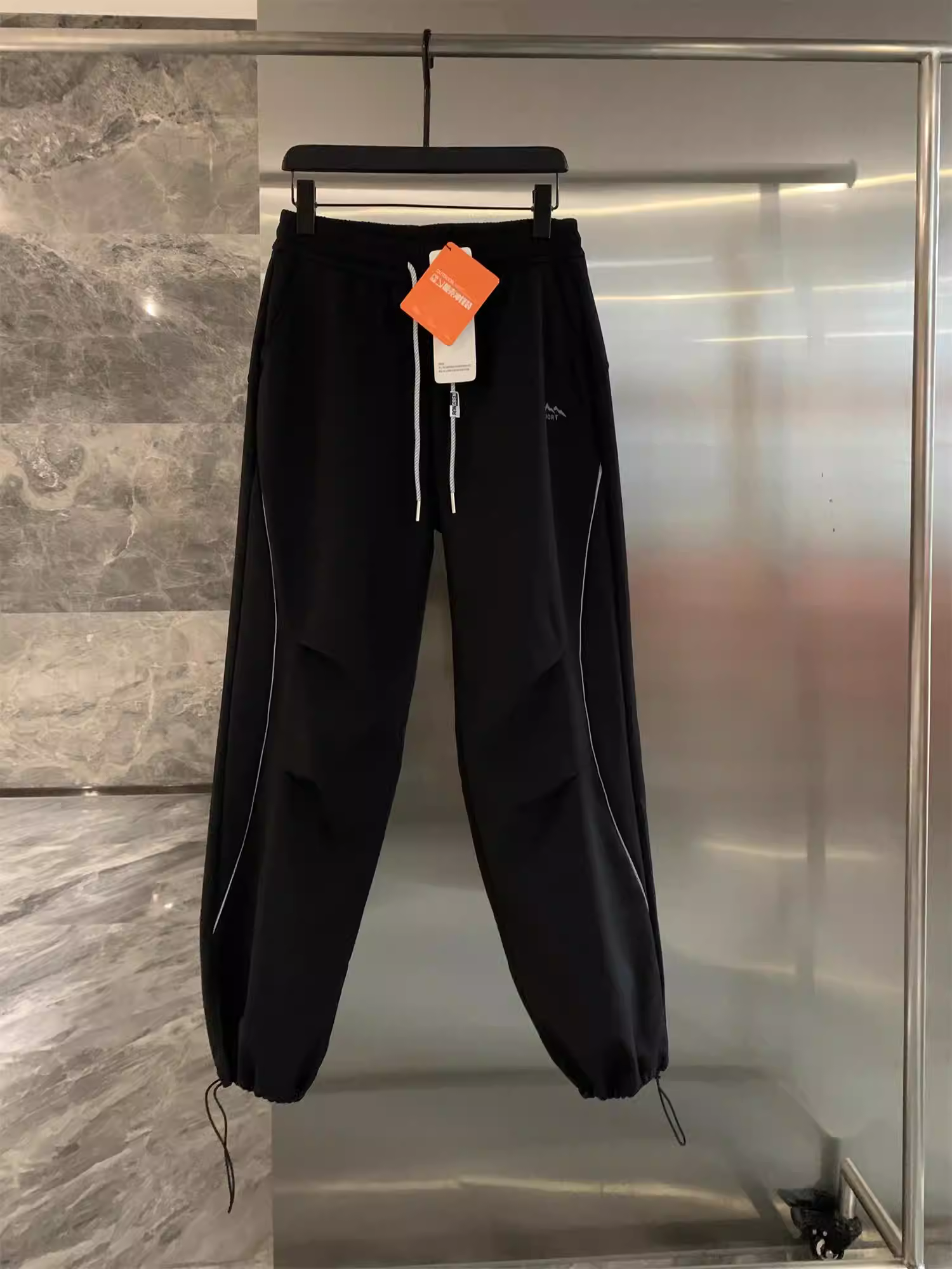 Don Quixote Brick Industry Outdoor! Xử lý chống tĩnh điện! Quần đi bộ đường dài có cổ thun co giãn dành cho cả nam và nữ mùa thu đông hợp thời trang