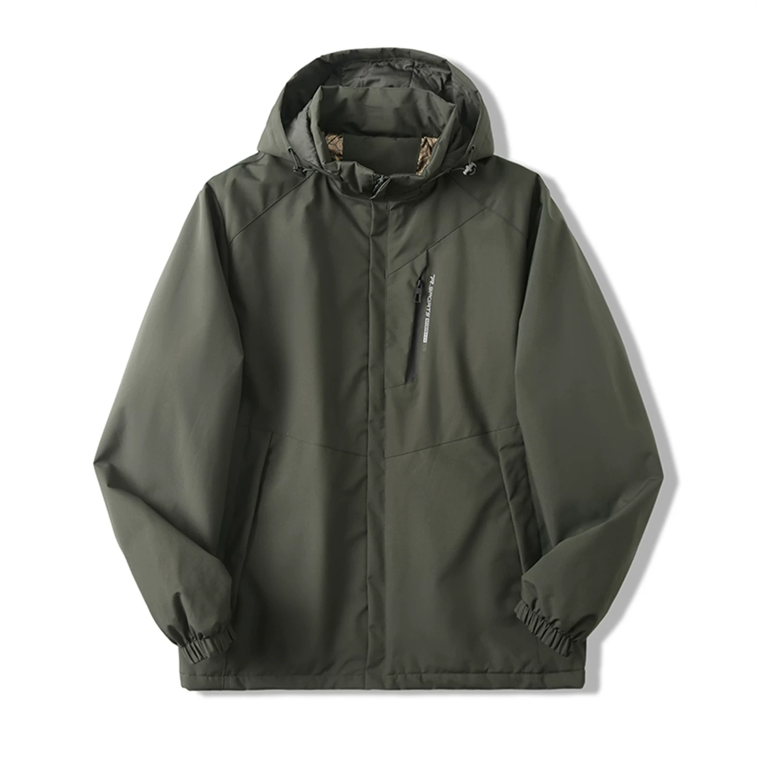 Don Quixote Graphene Inside! Áo khoác cotton có mũ trùm đầu mỏng chống gió và chống thấm nước dành cho nam mùa thu đông.