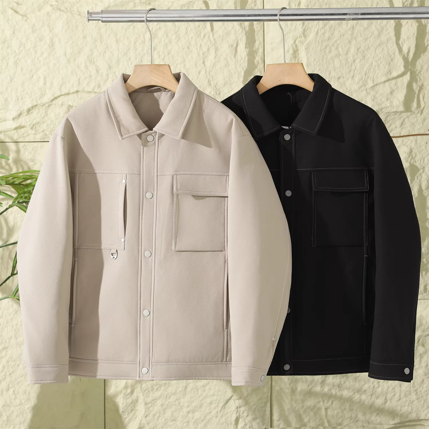 Áo khoác phao kiểu Mỹ Don Quixote! 90% lông vịt! Áo khoác ngoài mùa đông chống gió, kiểu dáng thường ngày, có ve áo dành cho nam.