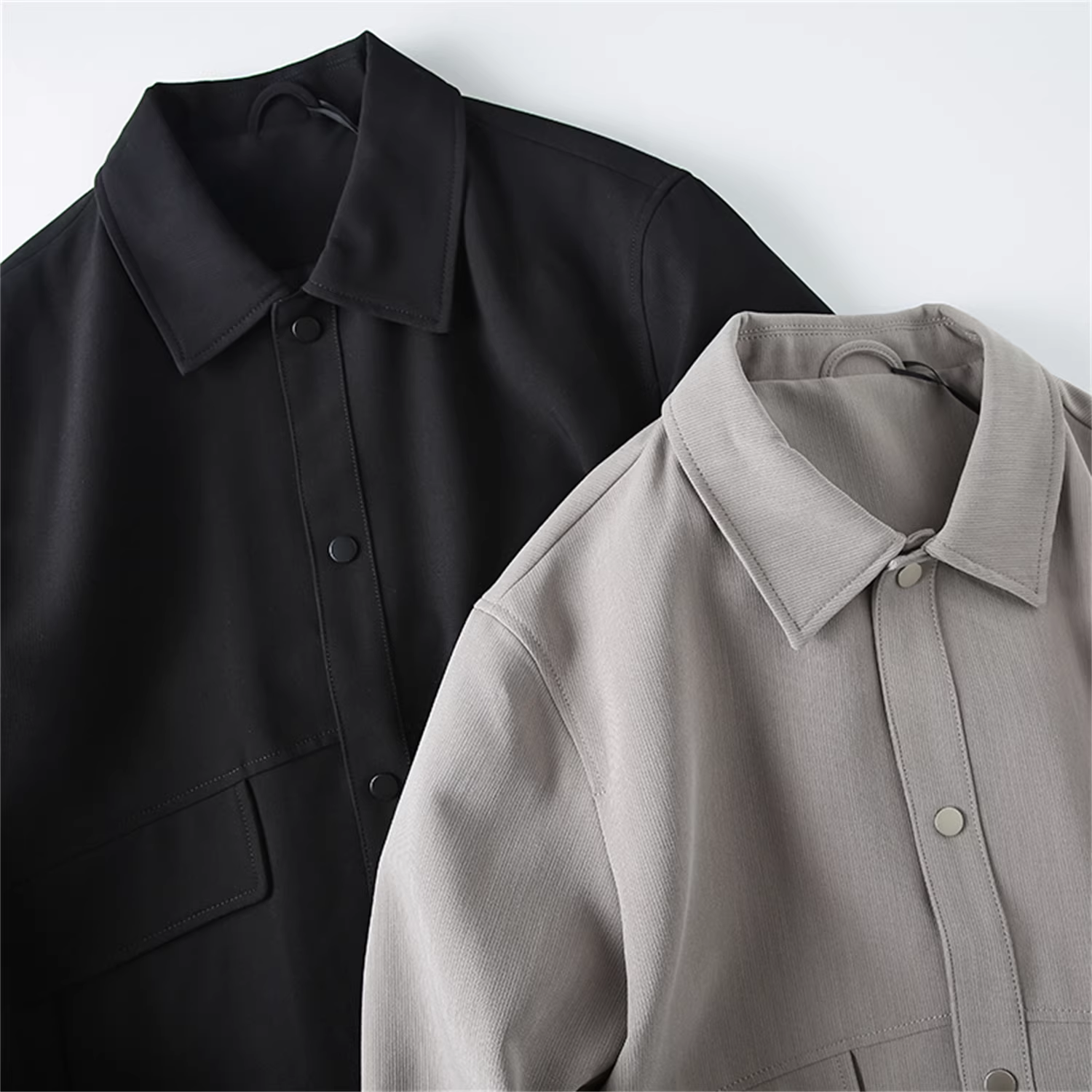 Don Quixote, phong cách Ý! Kết cấu tinh tế! Áo khoác công sở mùa xuân kiểu dáng giản dị, cổ trụ.