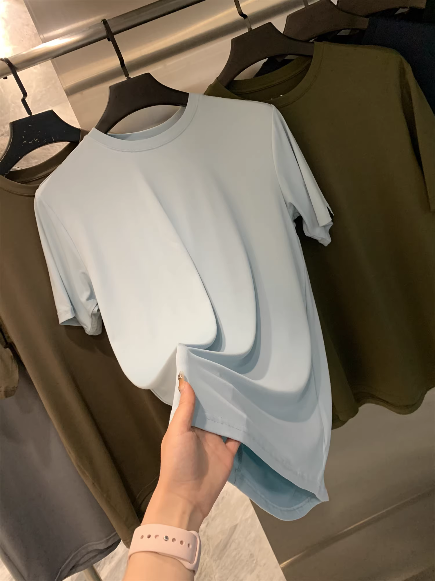 Don Quixote, có nhiều màu sắc! Áo thun ngắn tay thoáng khí, nhanh khô, ngụy trang sinh học, dòng săn bắn ngoài trời dành cho nam.