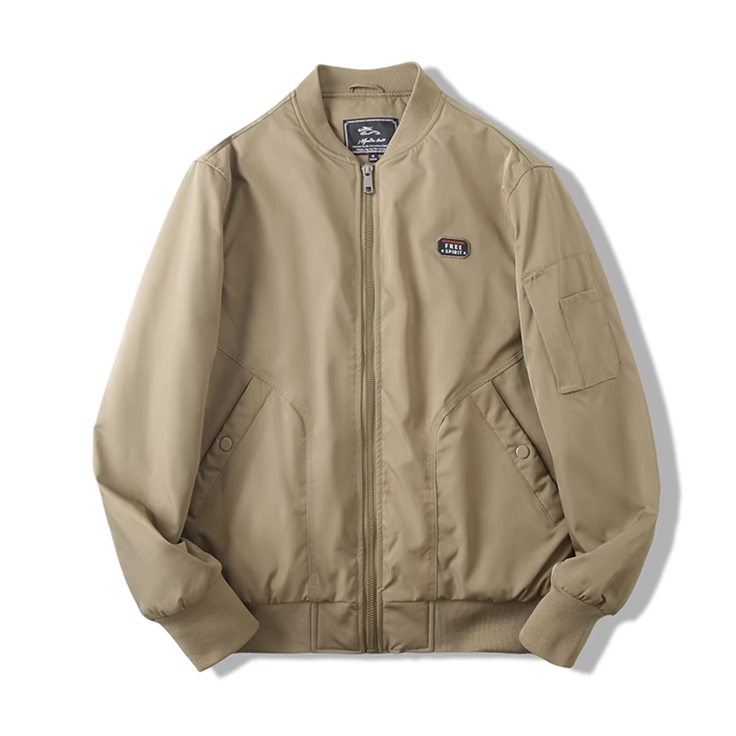 Don Quixote thật tuyệt vời! Có lớp lót, chống gió và ấm áp! Áo khoác bomber cổ bóng chày mùa thu đông dành cho nam, chất liệu cotton.