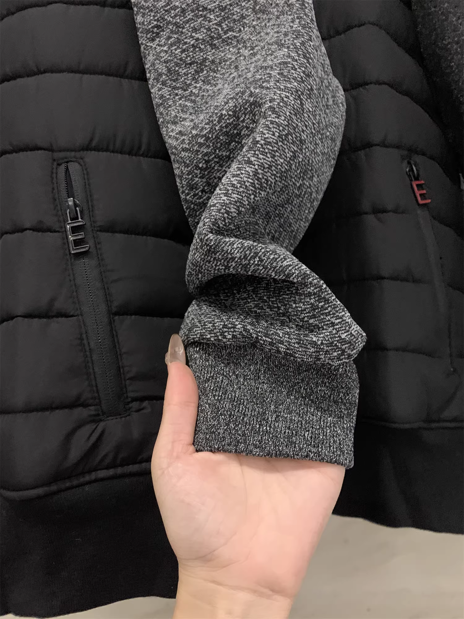 Don Quixote High Street Retro! Lớp lót bằng lông cừu tổng hợp! Áo khoác cotton có mũ trùm đầu dành cho nam mùa thu đông hợp thời trang.