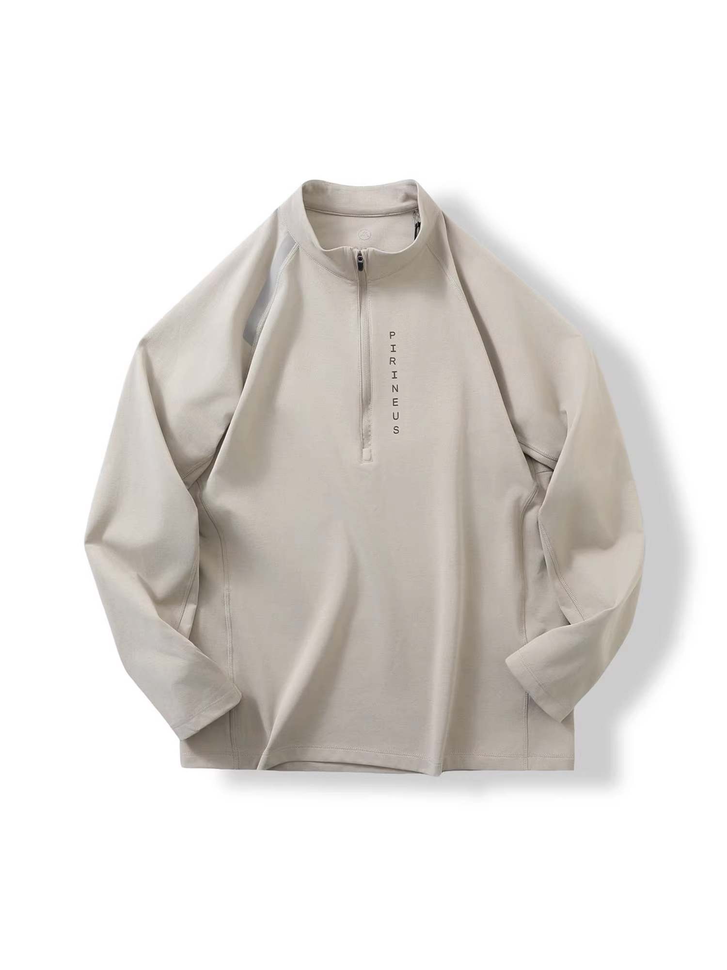 Áo giữ nhiệt Don Quixote WARM! Thiết kế 3D! Áo lót thể thao nam dài tay, khóa kéo nửa thân.