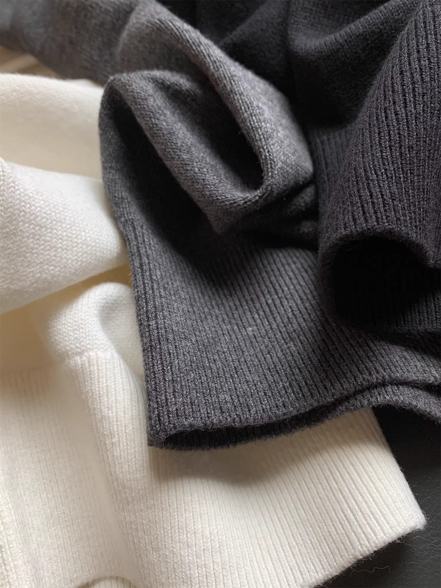 Don Quixote đến Ba Lan! Áo len dệt kim cổ cao nửa cổ, thời trang nam mùa thu đông, đa năng, phong cách thường ngày