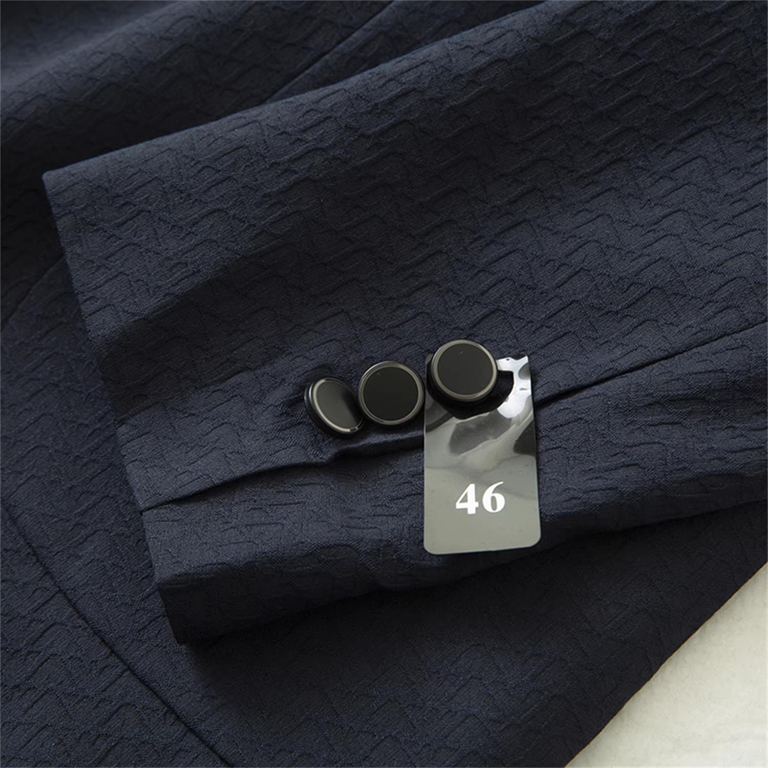 Don Quixote Phong cách quý ông doanh nhân! Kết cấu nhăn nheo! Áo khoác blazer đơn giản phong cách mùa xuân mới dành cho nam