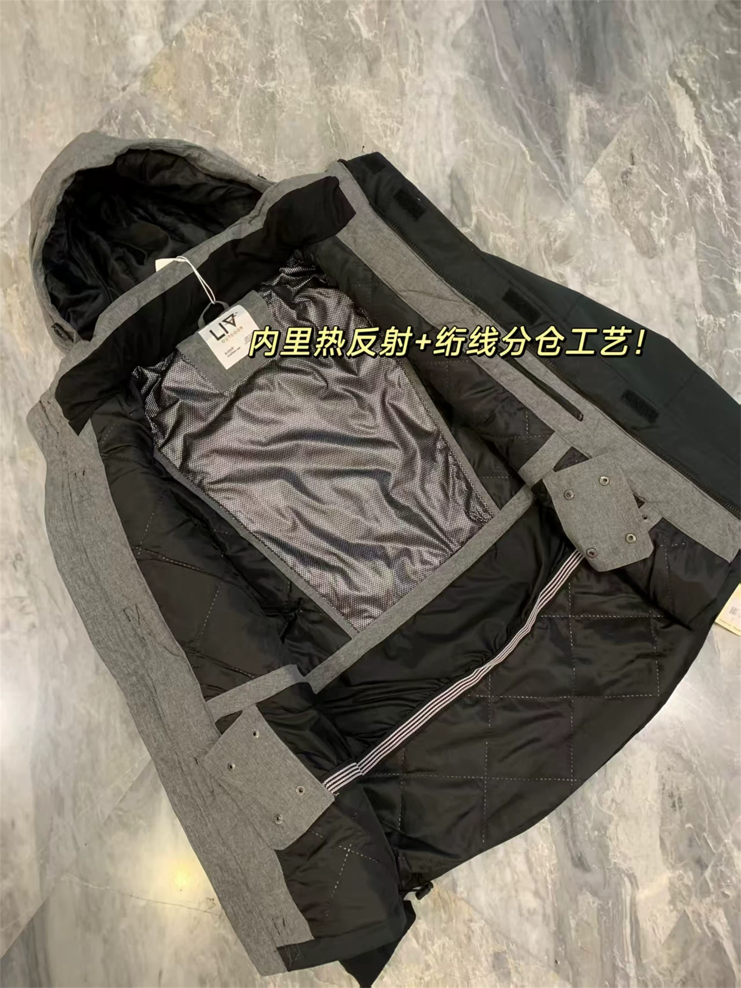 Don Quixote rất khó tìm! May bằng phương pháp siêu âm! Áo khoác trượt tuyết chống thấm ngoài trời và áo khoác bông.