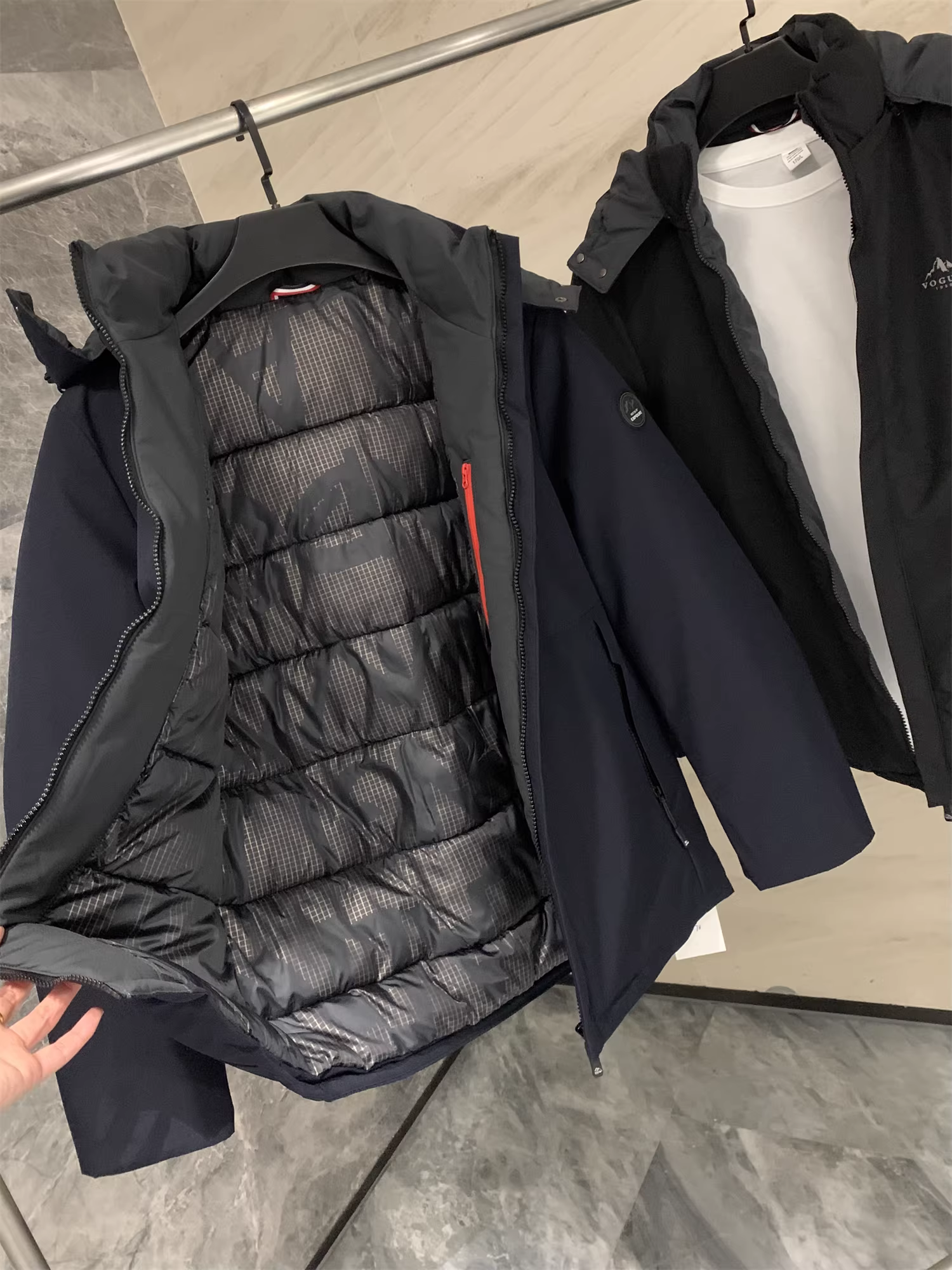 Don Quixote đang bị loại bỏ khỏi kệ! Chống gió và chống nước! Áo khoác cotton dài vừa phải có mũ trùm đầu dành cho nam mùa đông.