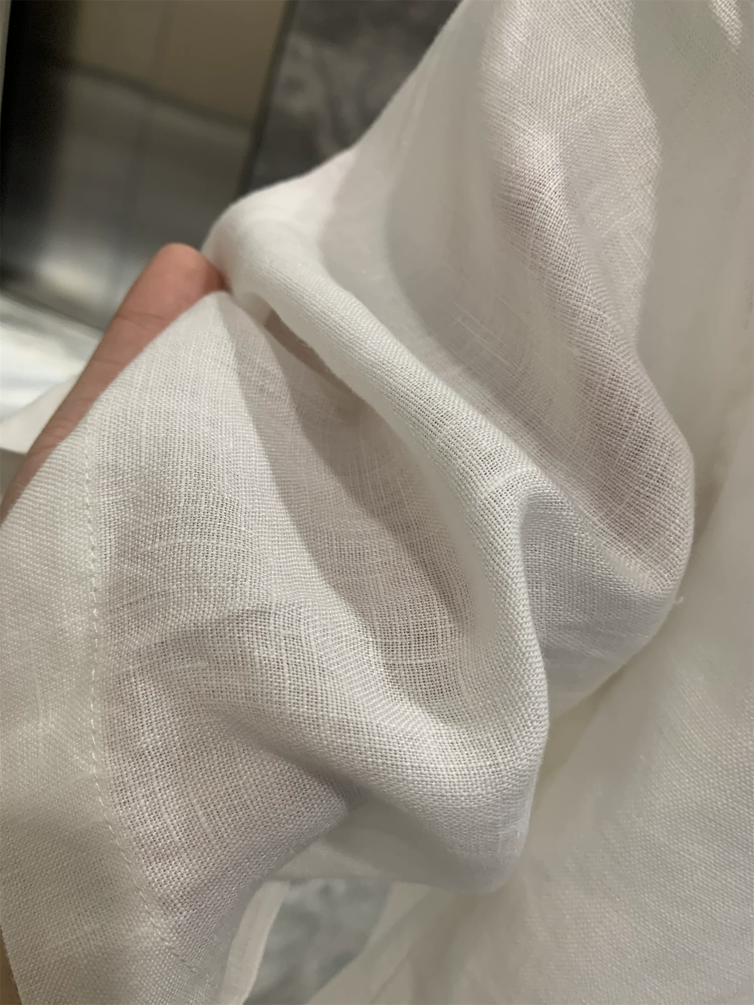 Áo thun nam cổ V nhỏ, chất liệu 100% lanh, kiểu dáng Trung Hoa, thoáng mát, rộng rãi, thoải mái, mùa hè.