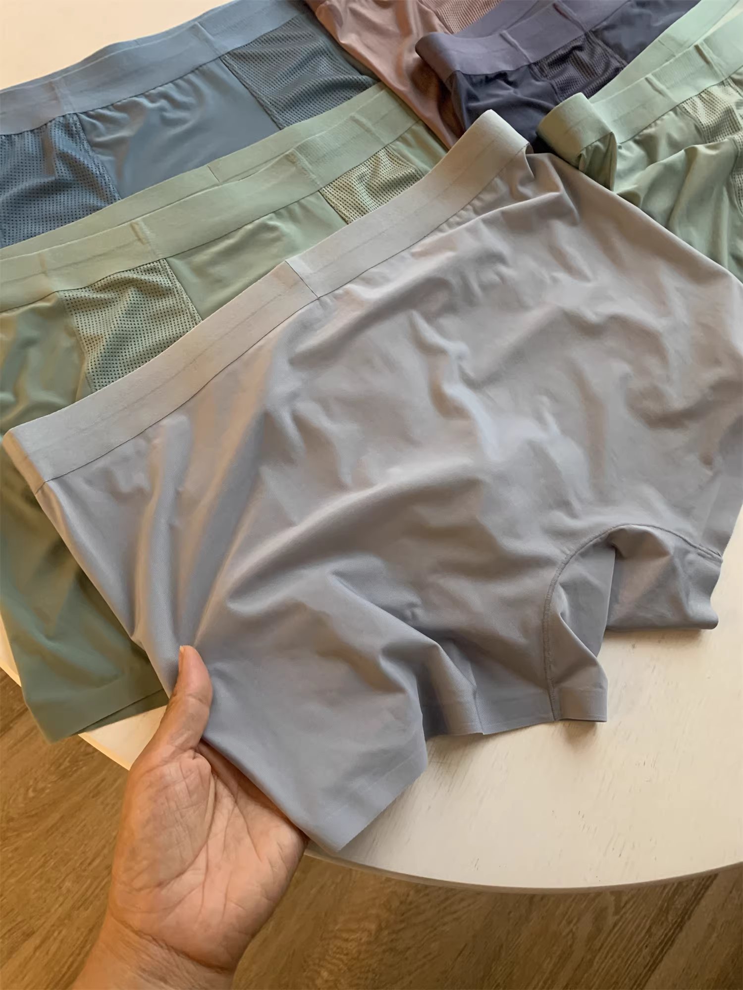 Don Quixote 【3-pack】 Quần lót boxer liền mạch thoáng khí bằng sợi tái chế dành cho nam giới