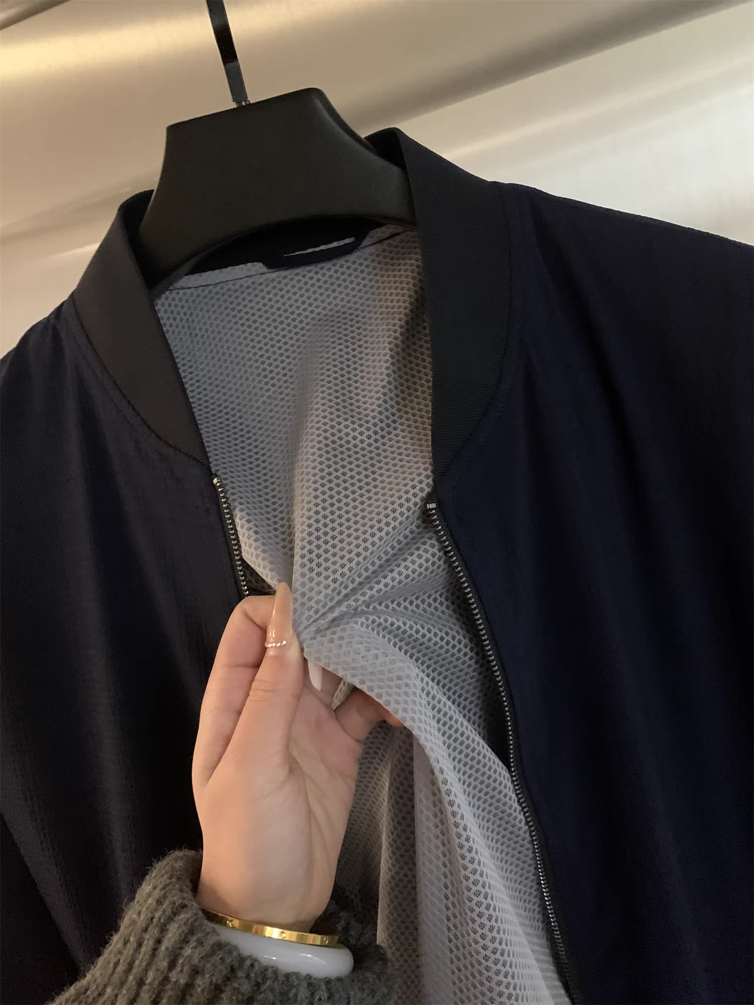 Don Quixote, hàng tồn kho cũ! Áo khoác cổ bóng chày mùa xuân dành cho nam giới, chất liệu mềm mại, mịn màng, thoáng khí.