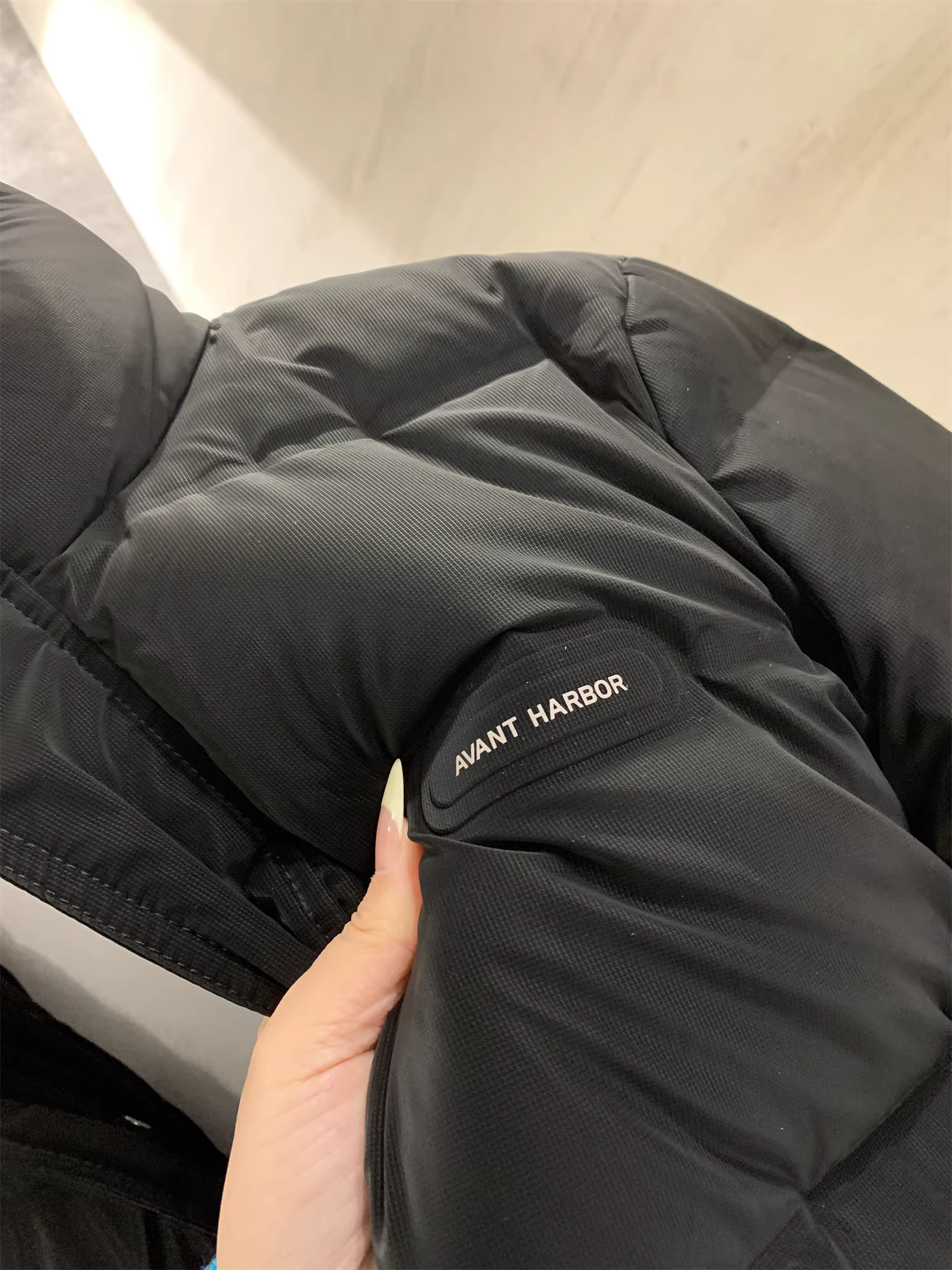 Don Quixote H Yu Dan! Bề mặt bằng da PU + 90% lông vũ vịt + graphene tự sưởi ấm! Áo khoác phao cổ đứng ấm áp dành cho nam