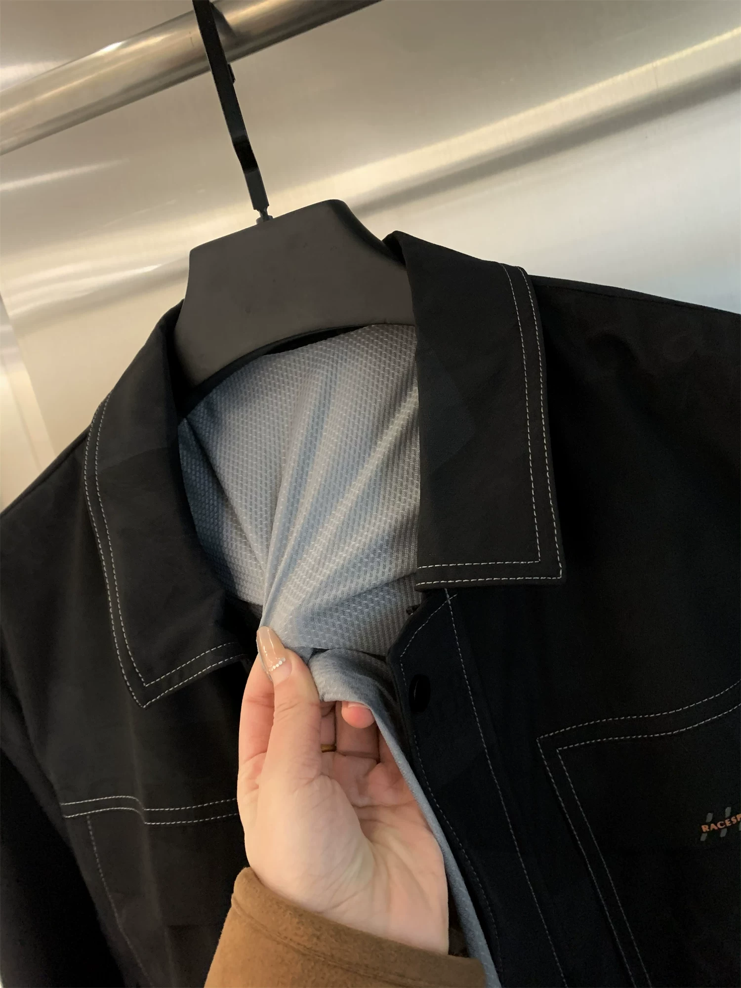 Don Quixote Light Workwear Casual! Đường may nổi bật cao cấp! Áo khoác có cổ kiểu mới mùa xuân dành cho nam.