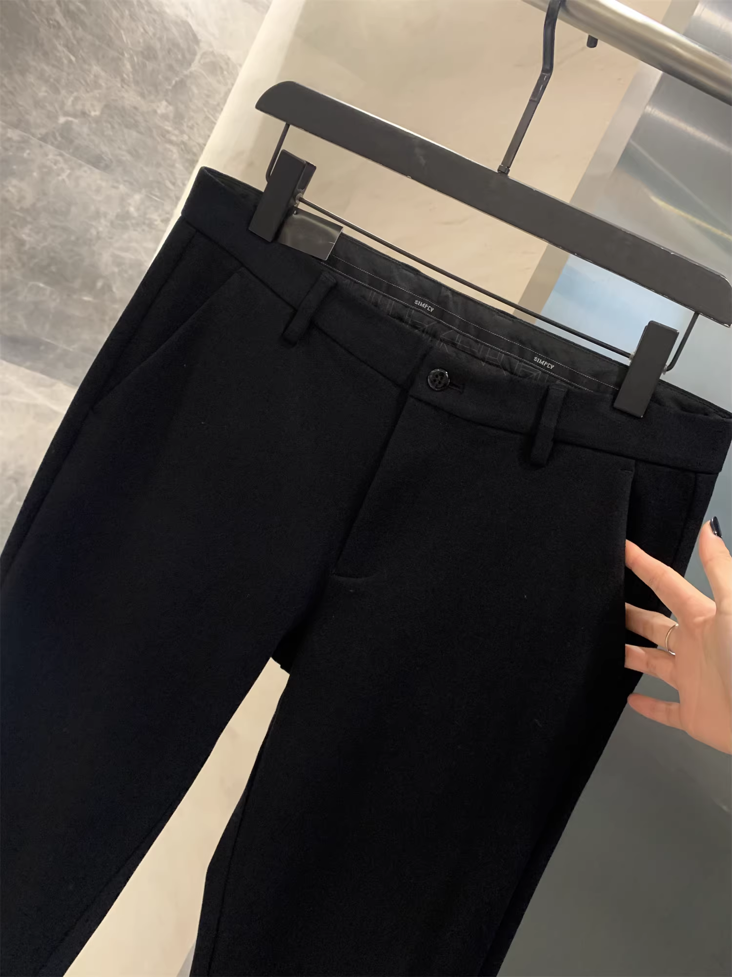 Quần âu nam chất liệu mềm mại, ấm áp, dáng thẳng, thương hiệu Don Quixote SHAN!