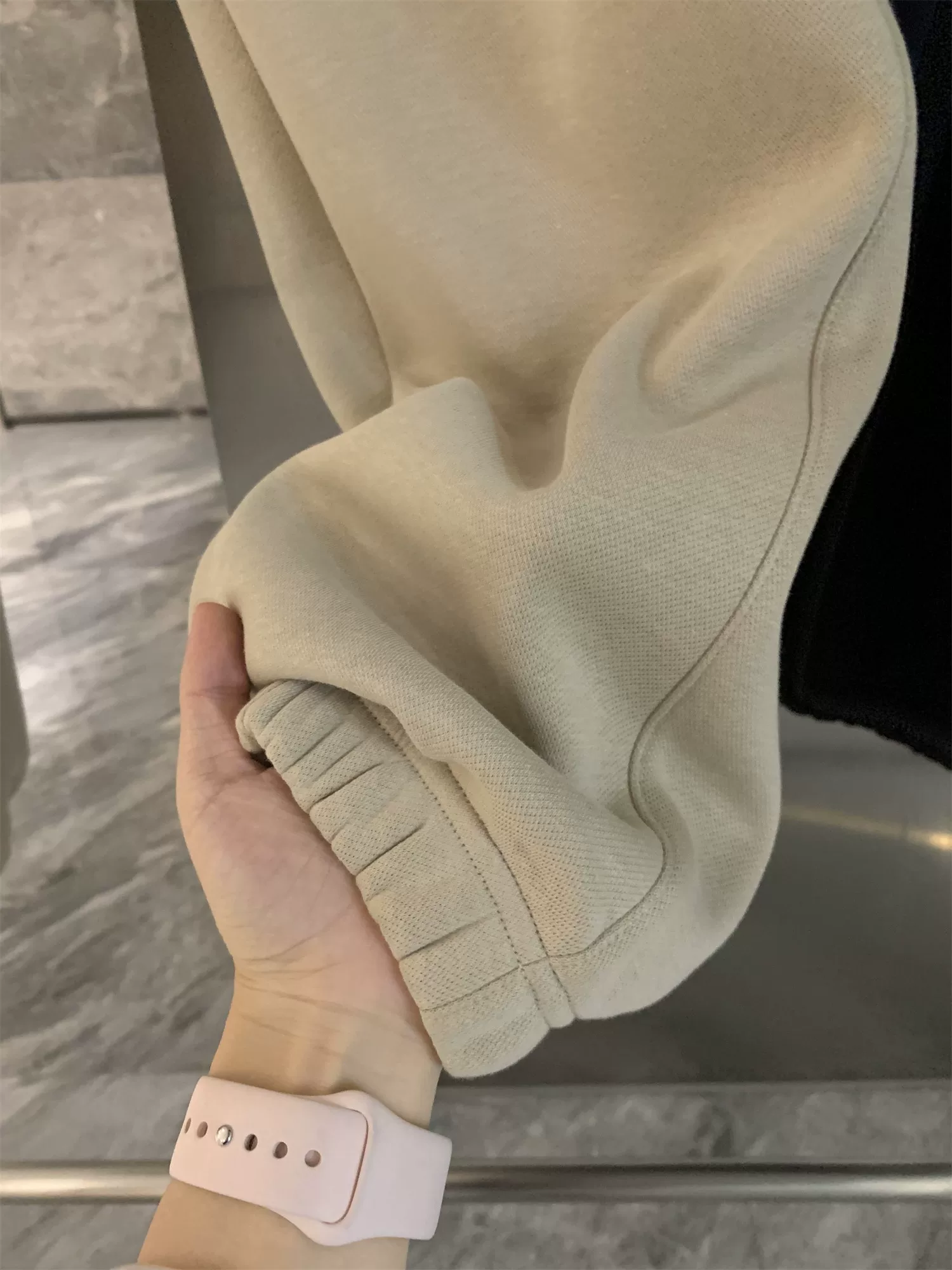 Don Quixote Offline 698! Áo khoác tích hợp lông cừu! Quần jogger nam dày dặn, thời trang mùa thu đông.