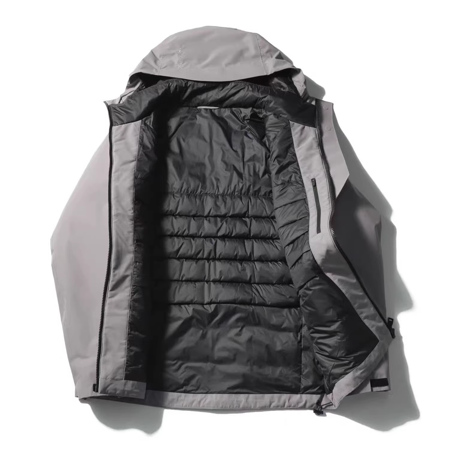 Áo khoác phao dày 90% lông ngỗng Don Quixote! Phong cách đô thị năng động! Áo khoác phao nam dày dặn ấm áp có mũ trùm đầu mùa đông