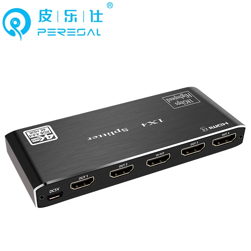 Bộ chia HDMI một vào hai ra bộ mở rộng bốn màn hình video độ nét cao 4k màn hình máy tính máy chiếu bộ chia