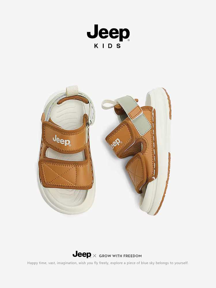 Giày sandal thể thao trẻ em Jeep, giày nước mùa hè cho bé, mẫu mới 2024, chống nước, mũi kín, giày đi biển cho bé gái