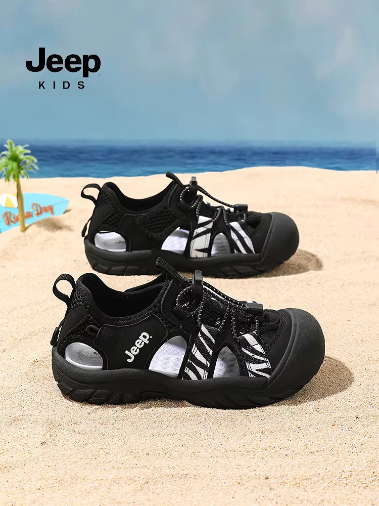 Dép kín mũi cho bé trai, giày chống trơn, giày đi biển mùa hè mới 2025 cho bé gái