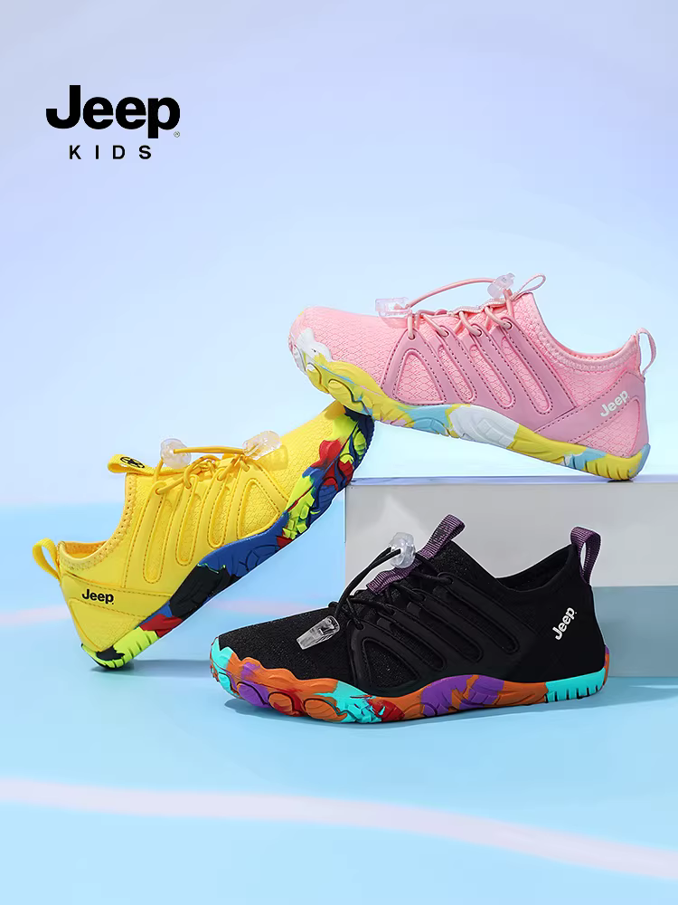 Giày đi suối thân thiện với gia đình của Jeep dành cho trẻ em mùa hè 2025 giày bơi đi biển mới giày thể thao dưới nước ngoài trời dép thể thao nhẹ