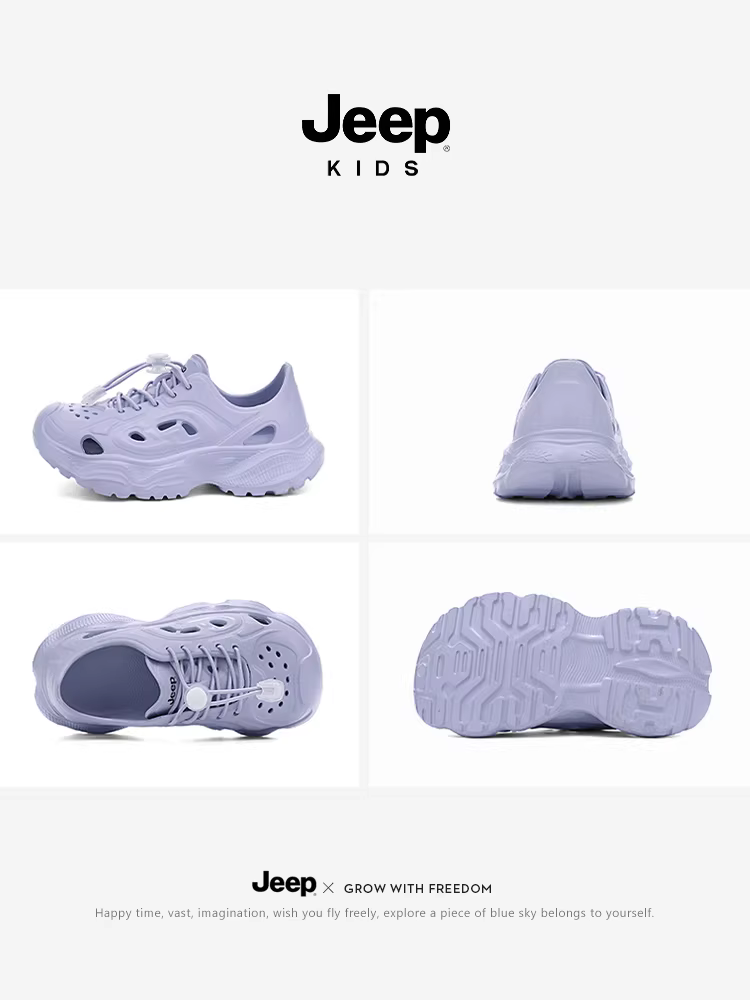 Giày nước nhẹ dành cho trẻ em của hãng Jeep để lội nước và đi theo dòng sông, dép chống trượt mới mùa hè 2025 dành cho bé gái, giày đi biển ngoài trời.