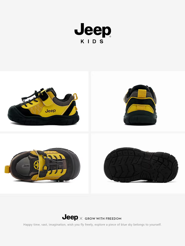 Giày trẻ em Jeep, giày thể thao ngoài trời cho bé trai, giày chạy bộ trẻ em, kiểu dáng mới mùa thu 2025, giày trẻ em thường ngày cho bé gái